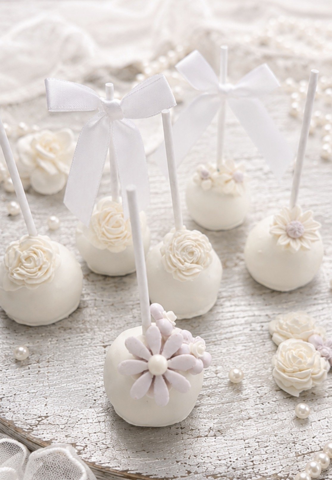 wedding cake pops