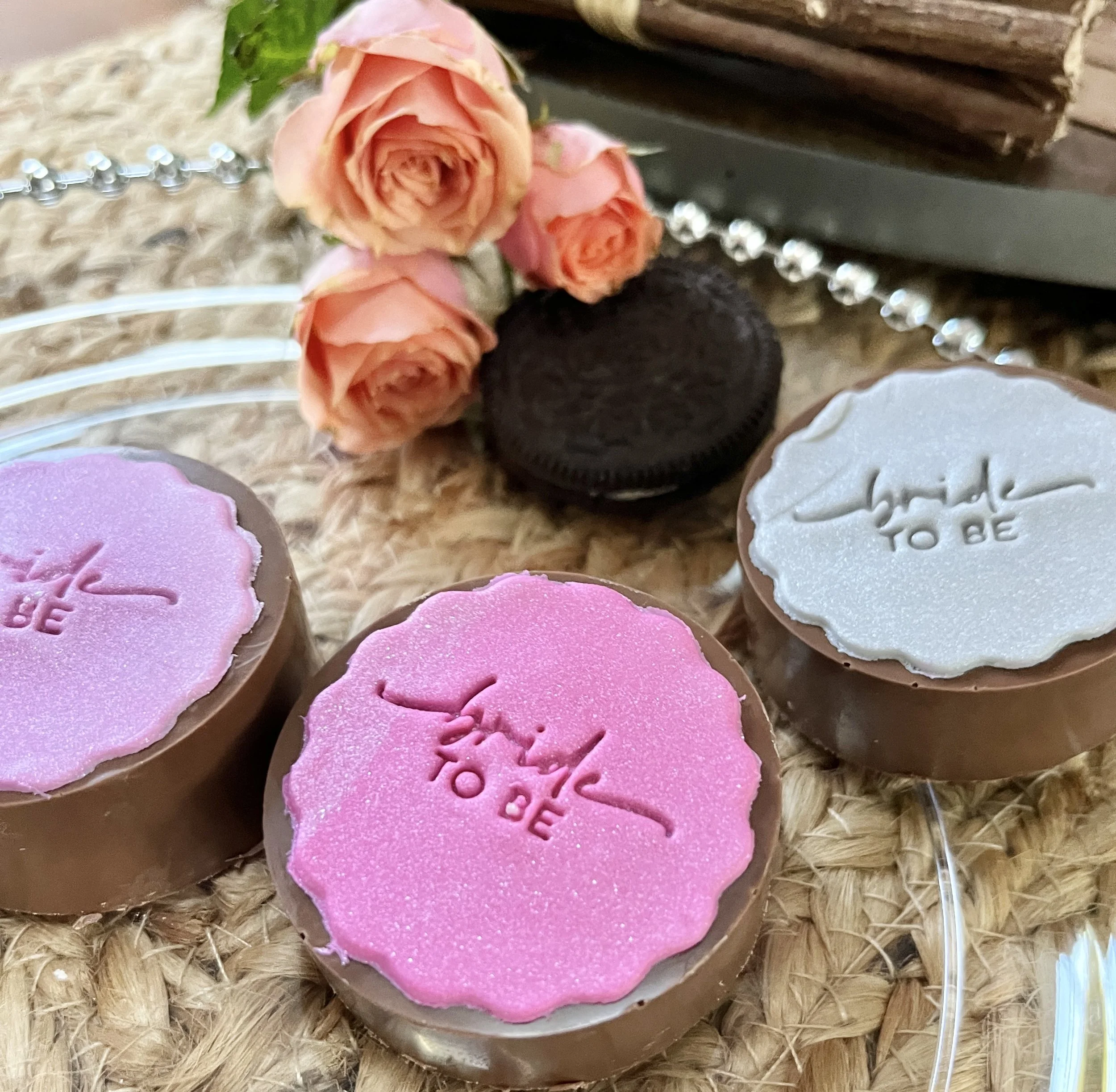 Bridal shower favors (chocolate covered Oreos) in hopedale, Ma