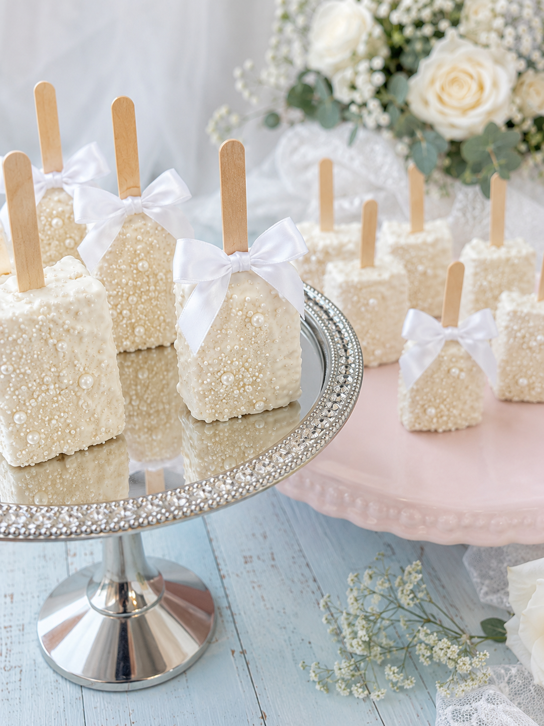 rice krispy treats, wedding favors