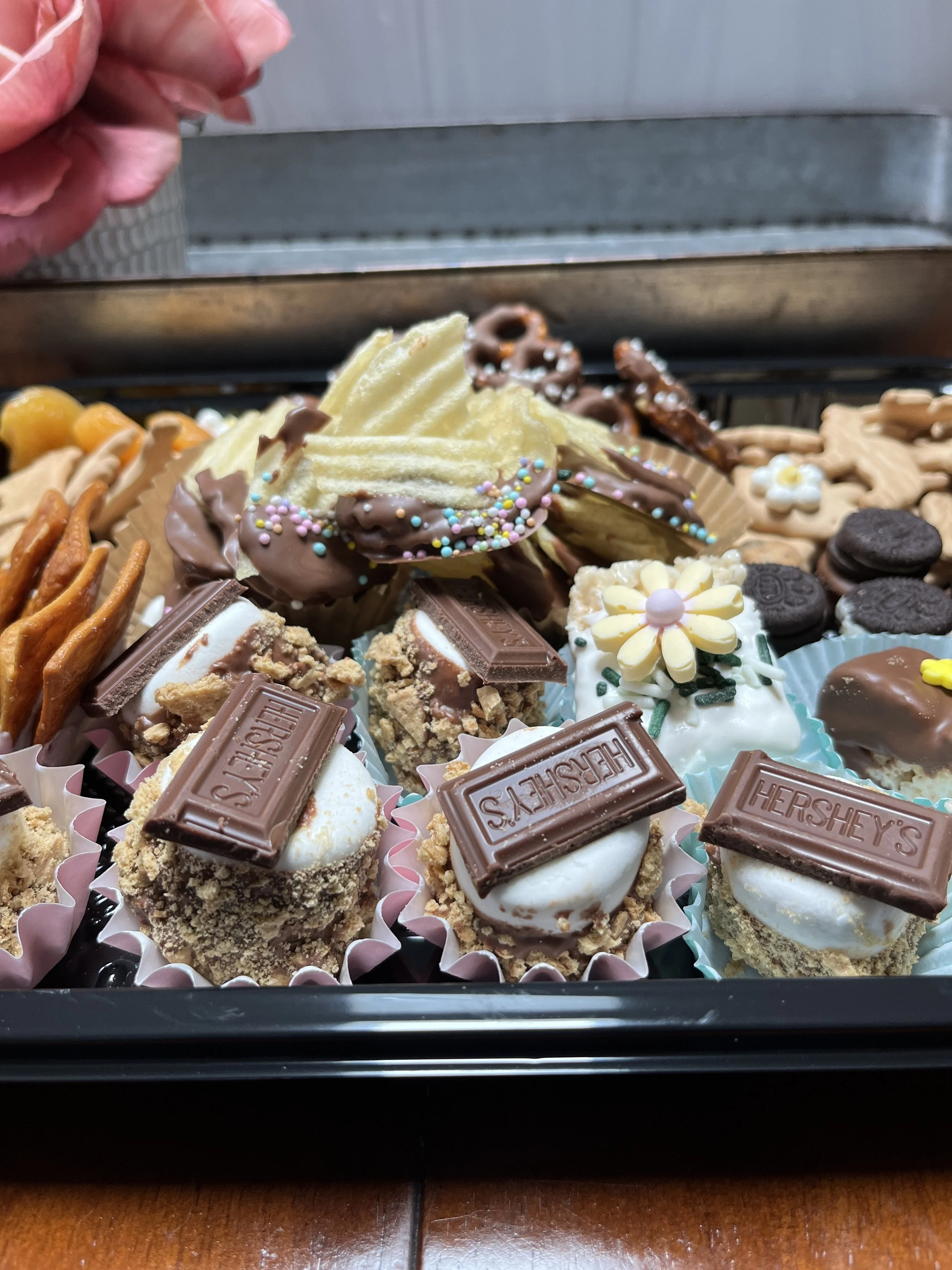 Corporate platters with chocolate for corporate events in hopedale, Ma