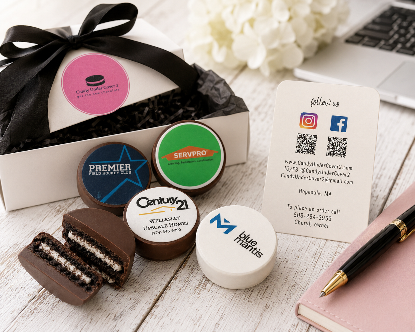 corporate branded chocolate