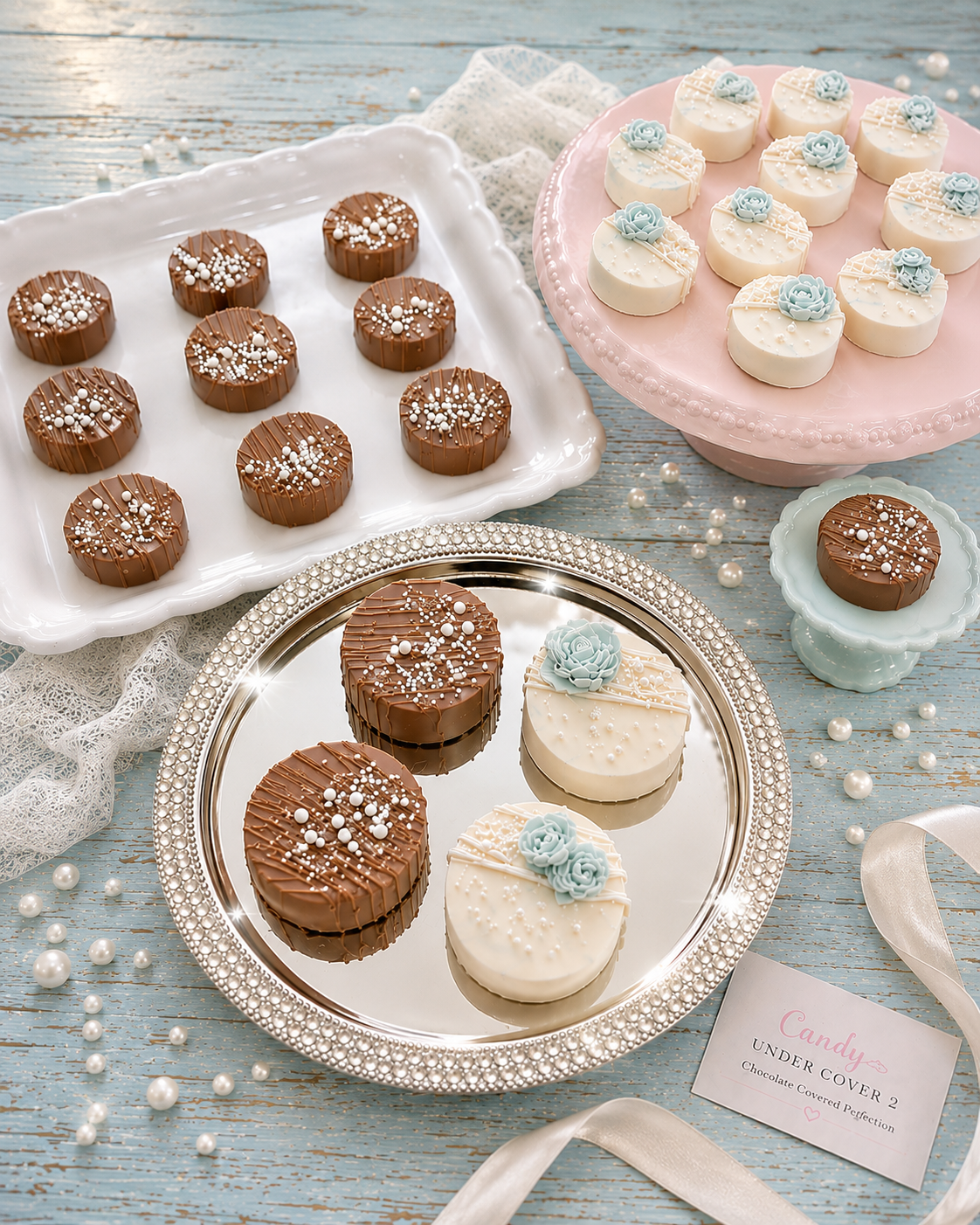 wedding favors, chocolate covered oreos