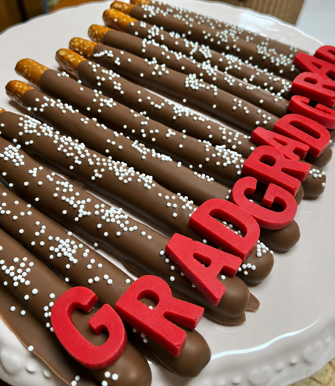 chocolate covered pretzels