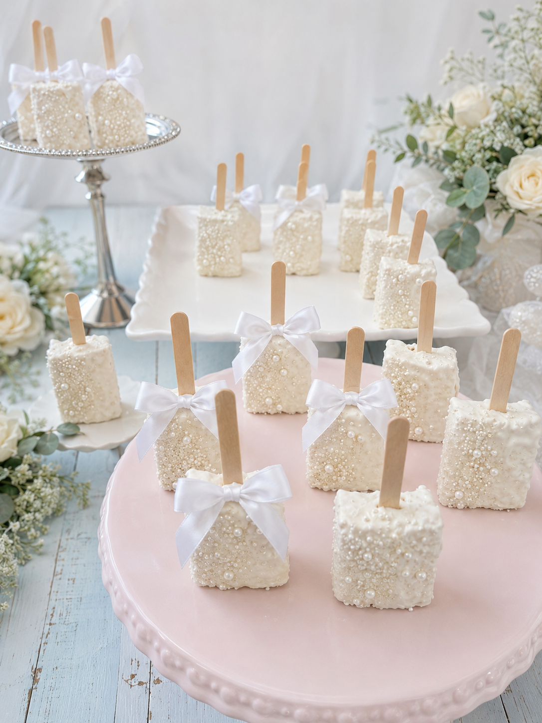 rice krispy treats, wedding favors
