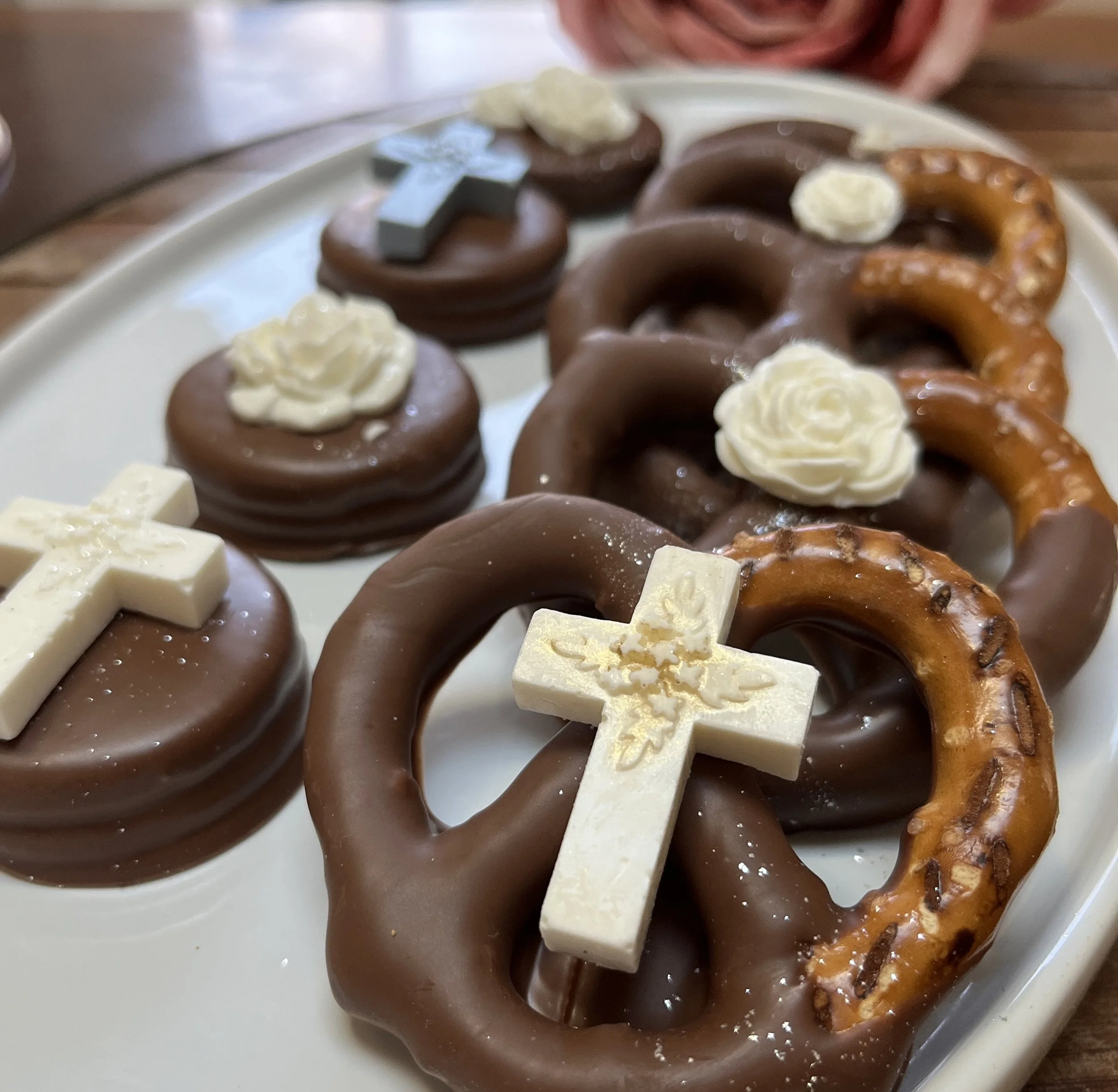 chocolate covered pretzels
