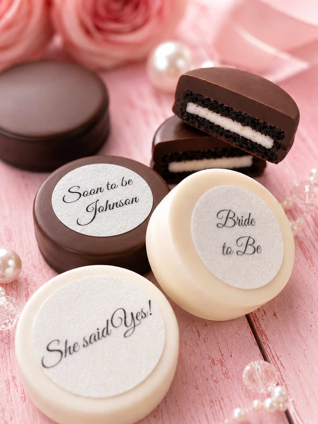bridal shower chocolate, favors