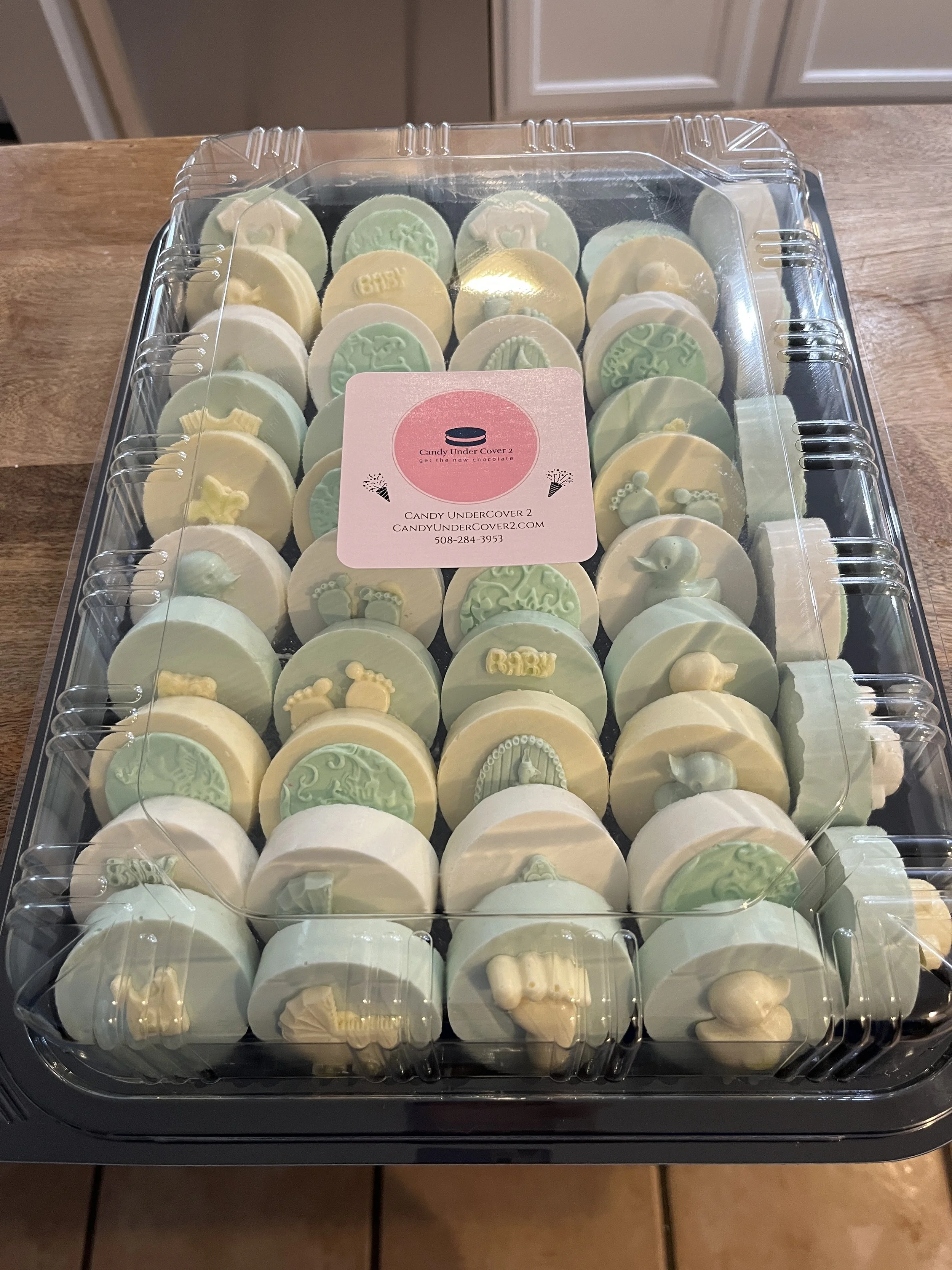 Baby shower chocolate covered Oreos in hopedale, Ma