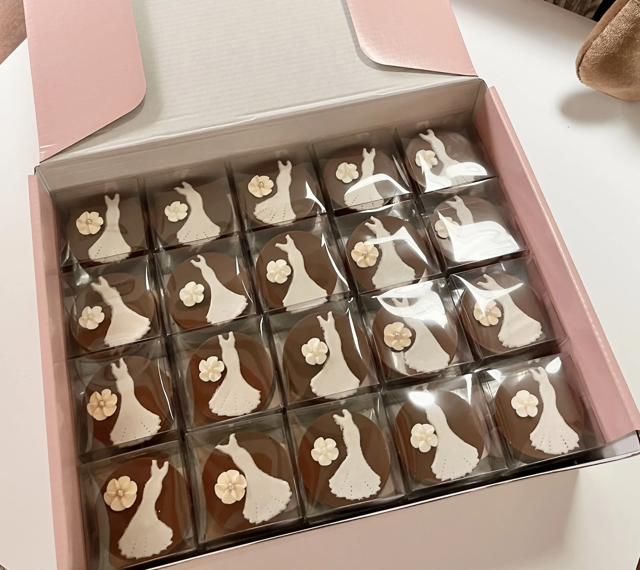 Bridal shower favors (chocolate covered Oreos) in hopedale, Ma