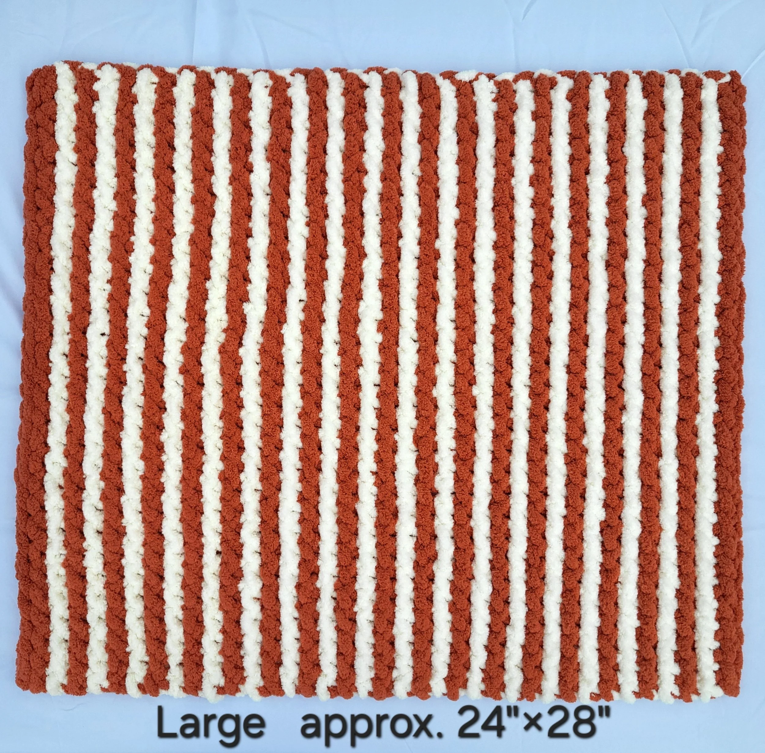 Pumpkin & Cream Stripes Pet Pads™ - large