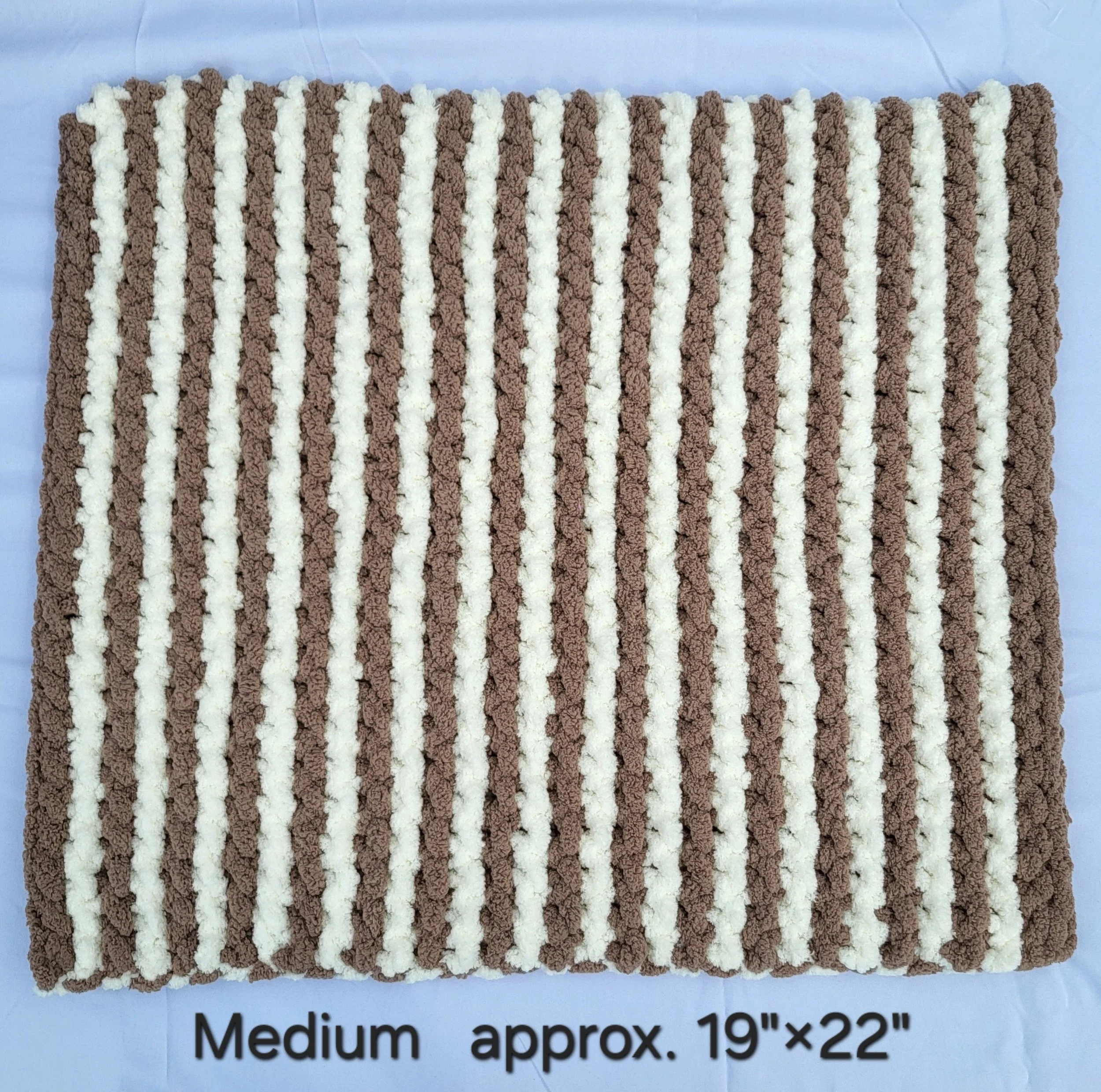Tan & Cream Stripes Pet Pads™ - medium
