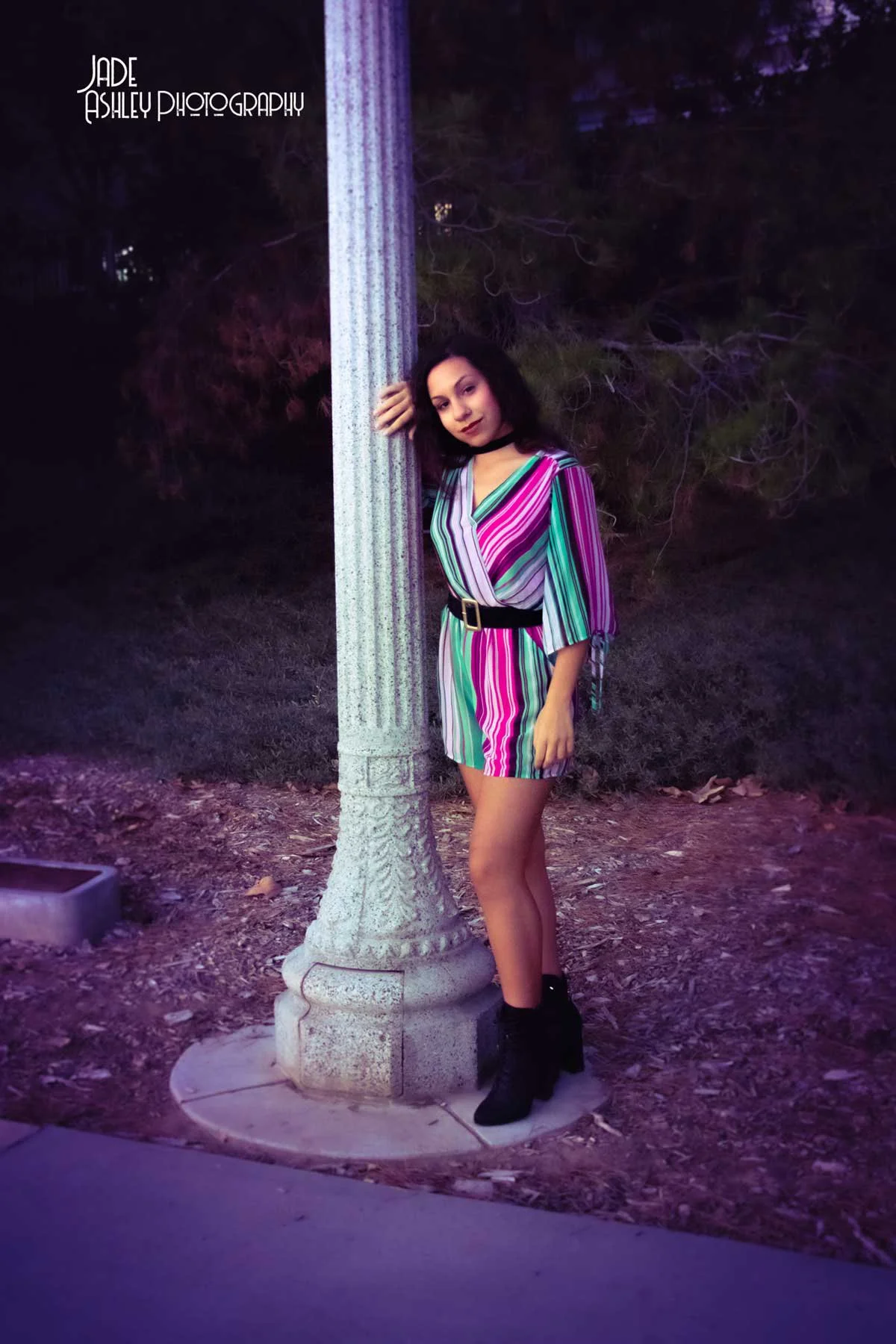 women dressed up for park