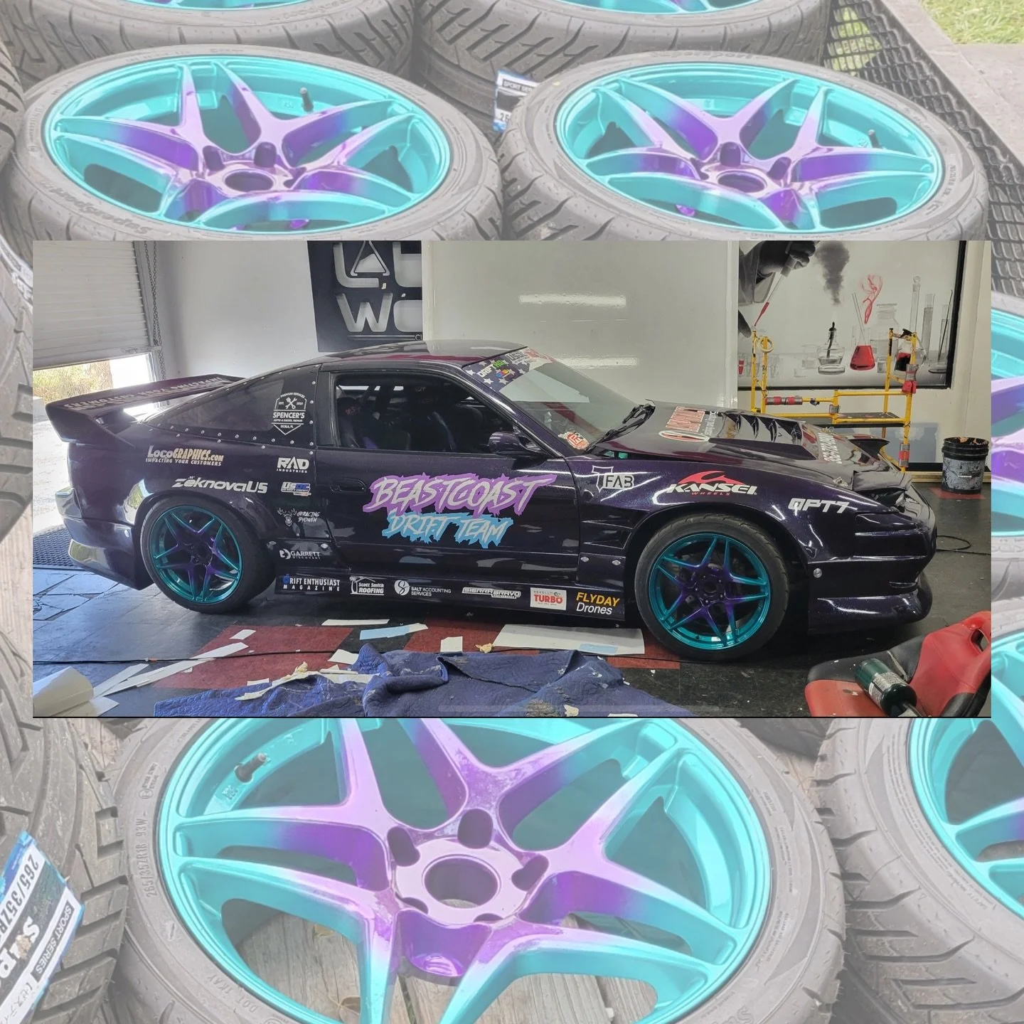 Something fresh, dropping more content this weekend! 
-
#drift #drifting #beastcoastdrift #kanseiwheels #kansei