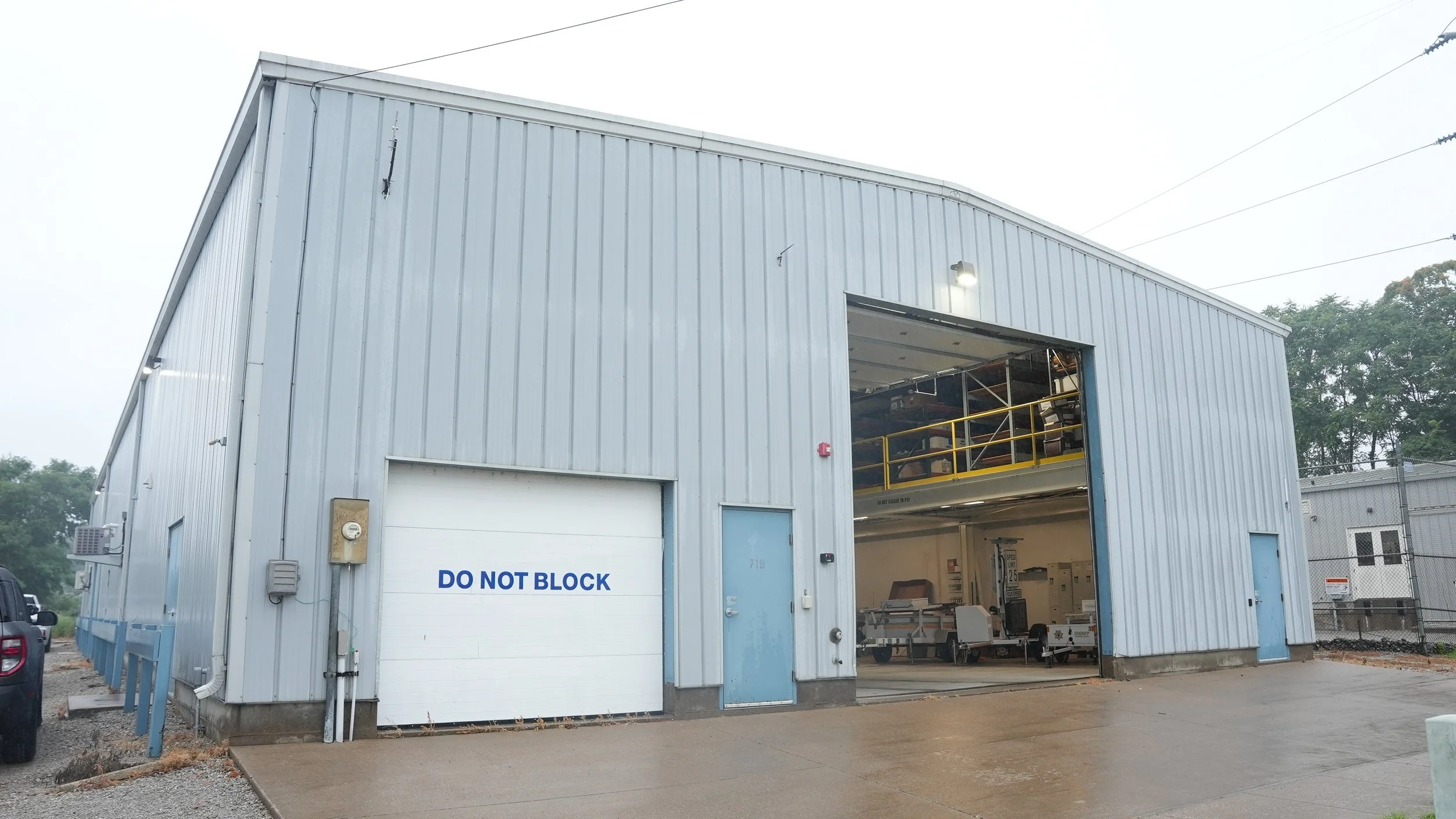 The Sheriff’s Office currently houses evidence storage as well as specialty equipment in an offsite storage building.  Specialty vehicles and assets, such as boats and speed trailers, need to be stored near the Sheriff’s Office to ensure timely respo