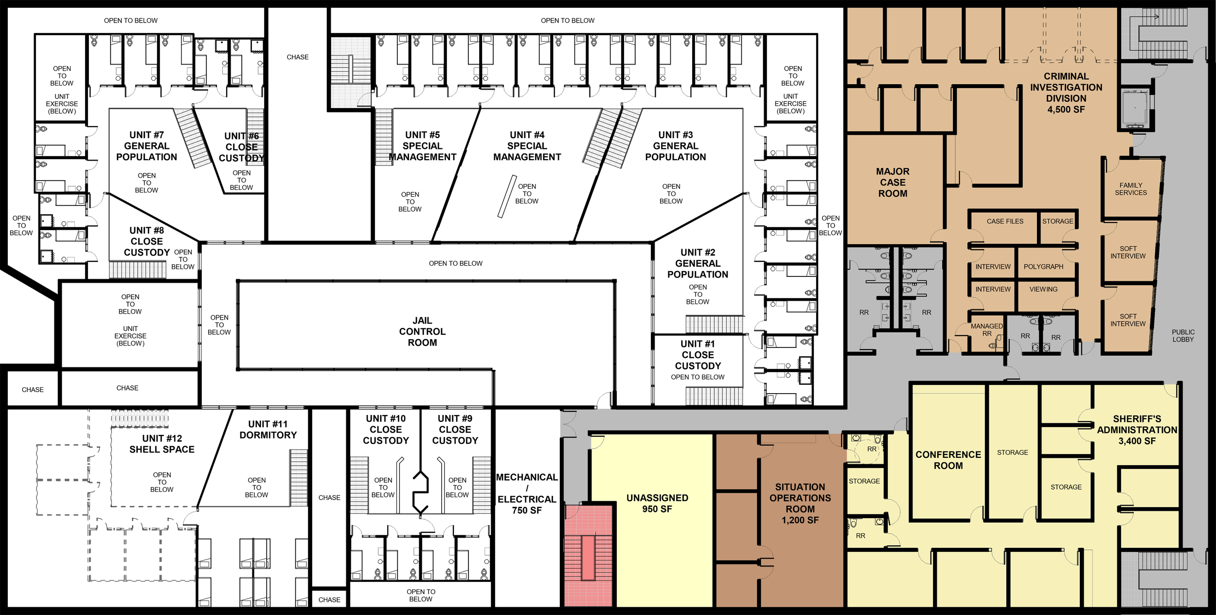 Sheriff's Office - second floor (in development)