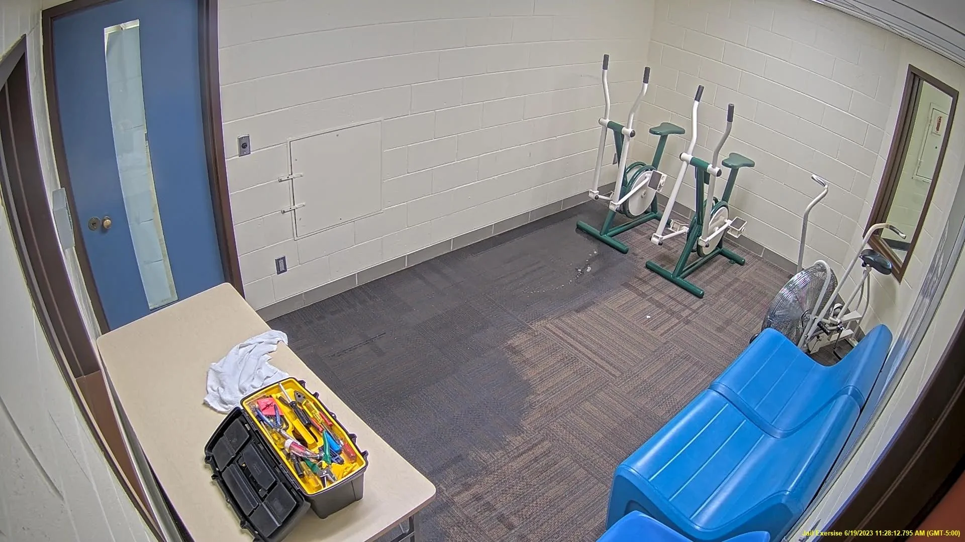 6_19_2023 Exercise Room Floor flooded.jpg