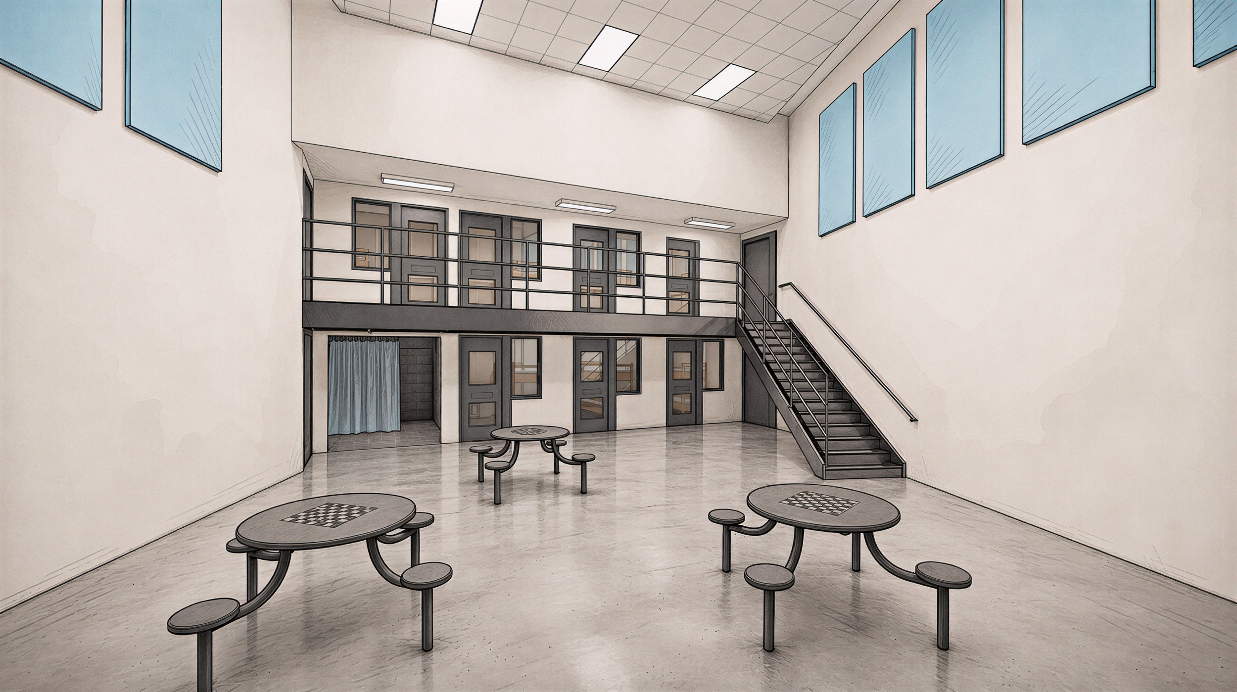 Example housing dayroom (in development)