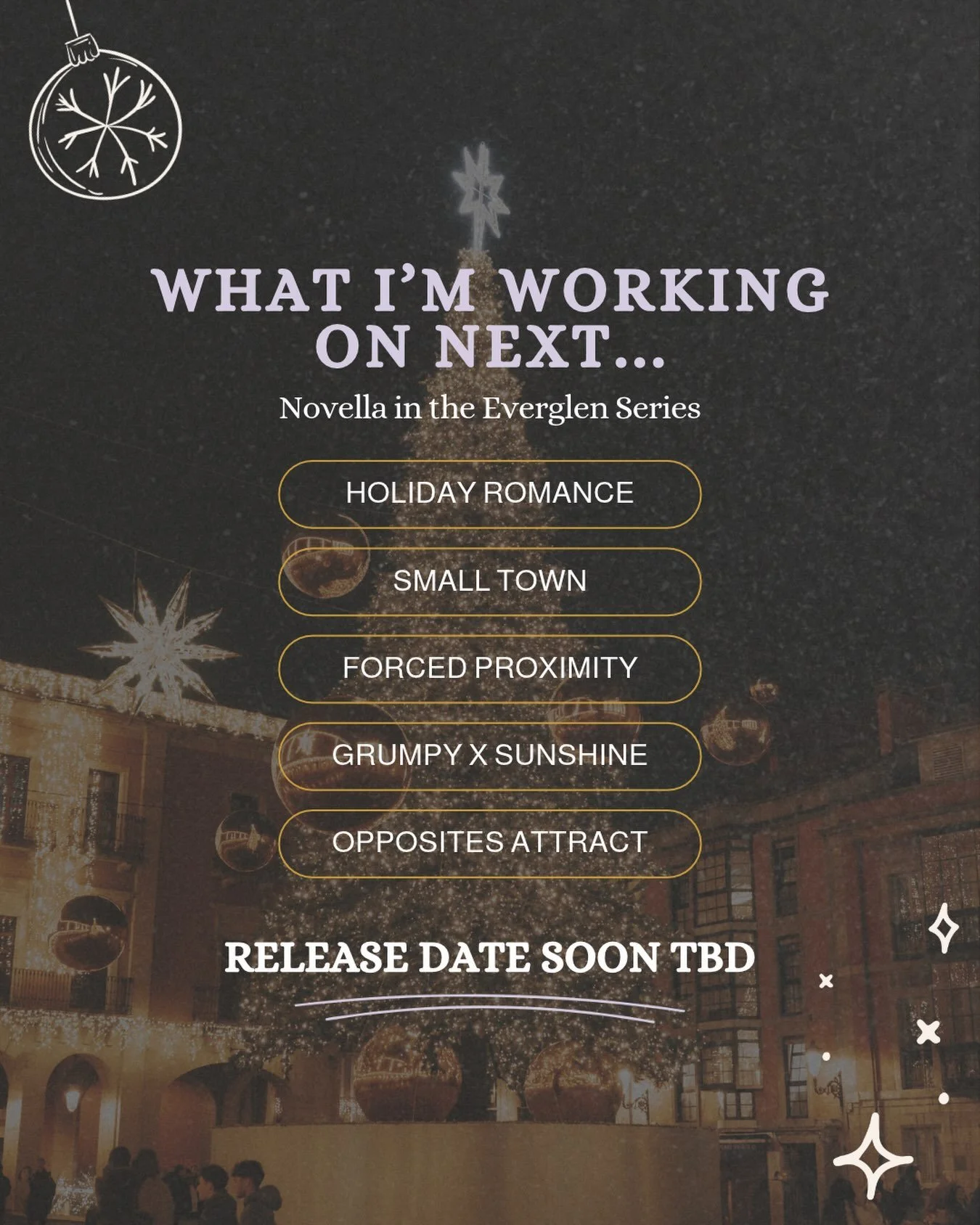 I love the town I created so much in my first novel, I decided to expand the town and I can&rsquo;t wait for you to meet my new characters. 

In the meantime, here&rsquo;s a sneak peek! Be sure to follow and join my email list to be the first to know