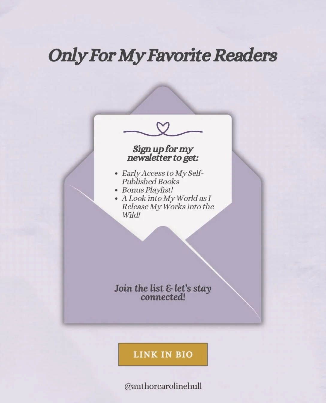 Are you on the list? Tomorrow I&rsquo;m sending something special to my newsletter friends all about my holiday novella. Come join me! 

Carolinehull.com/playlist

#romancebookstagram #romanceauthor #contemporaryromance #holidaynovella #authorofinsta