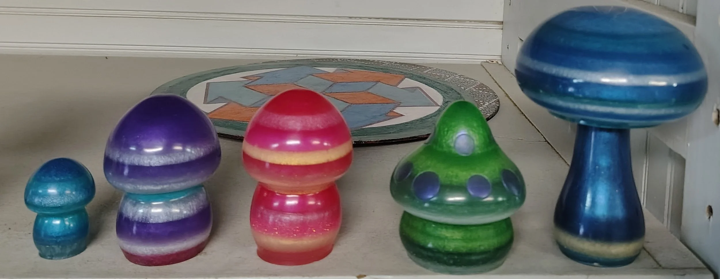 small rainbow mushroom