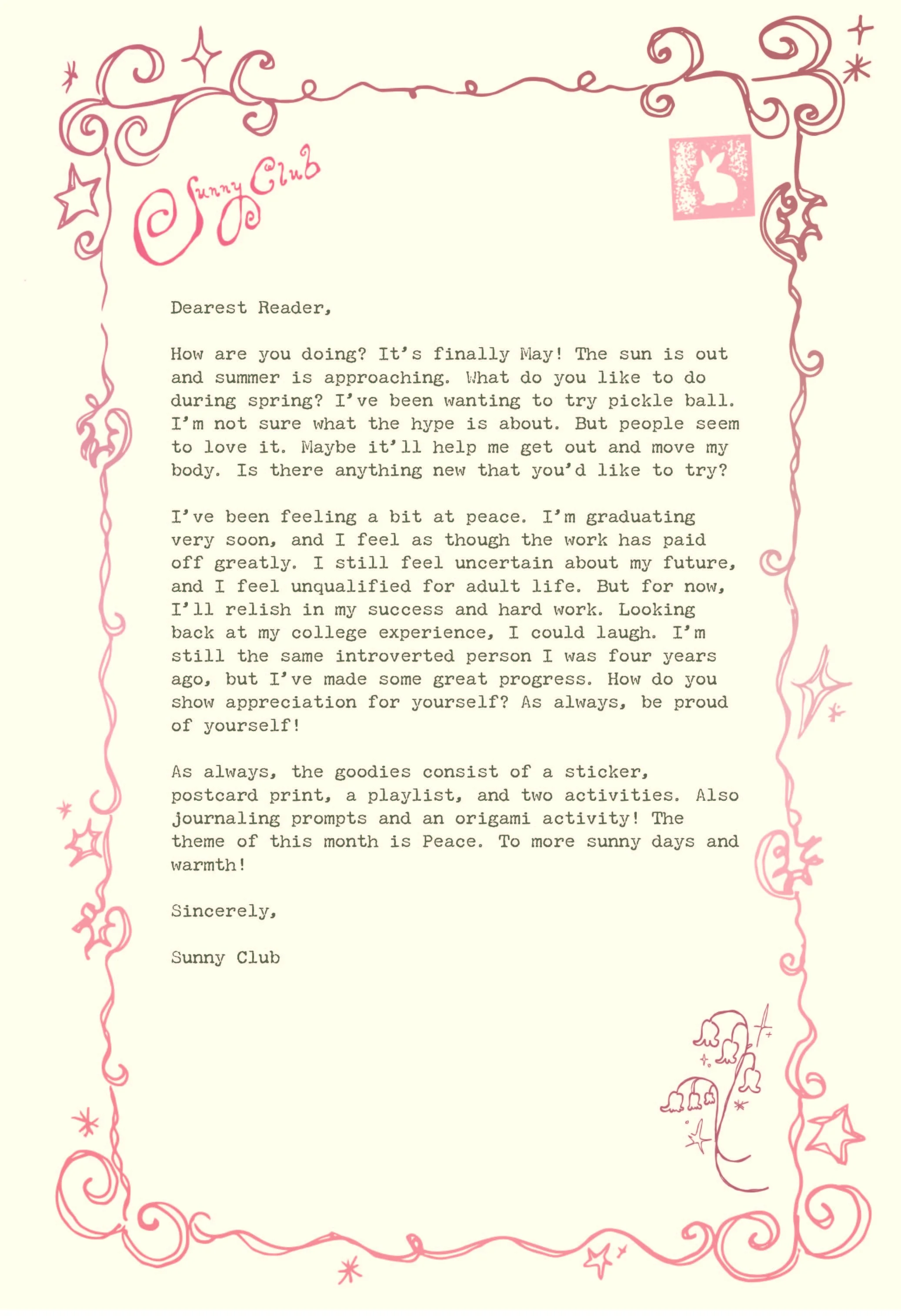 May Letter