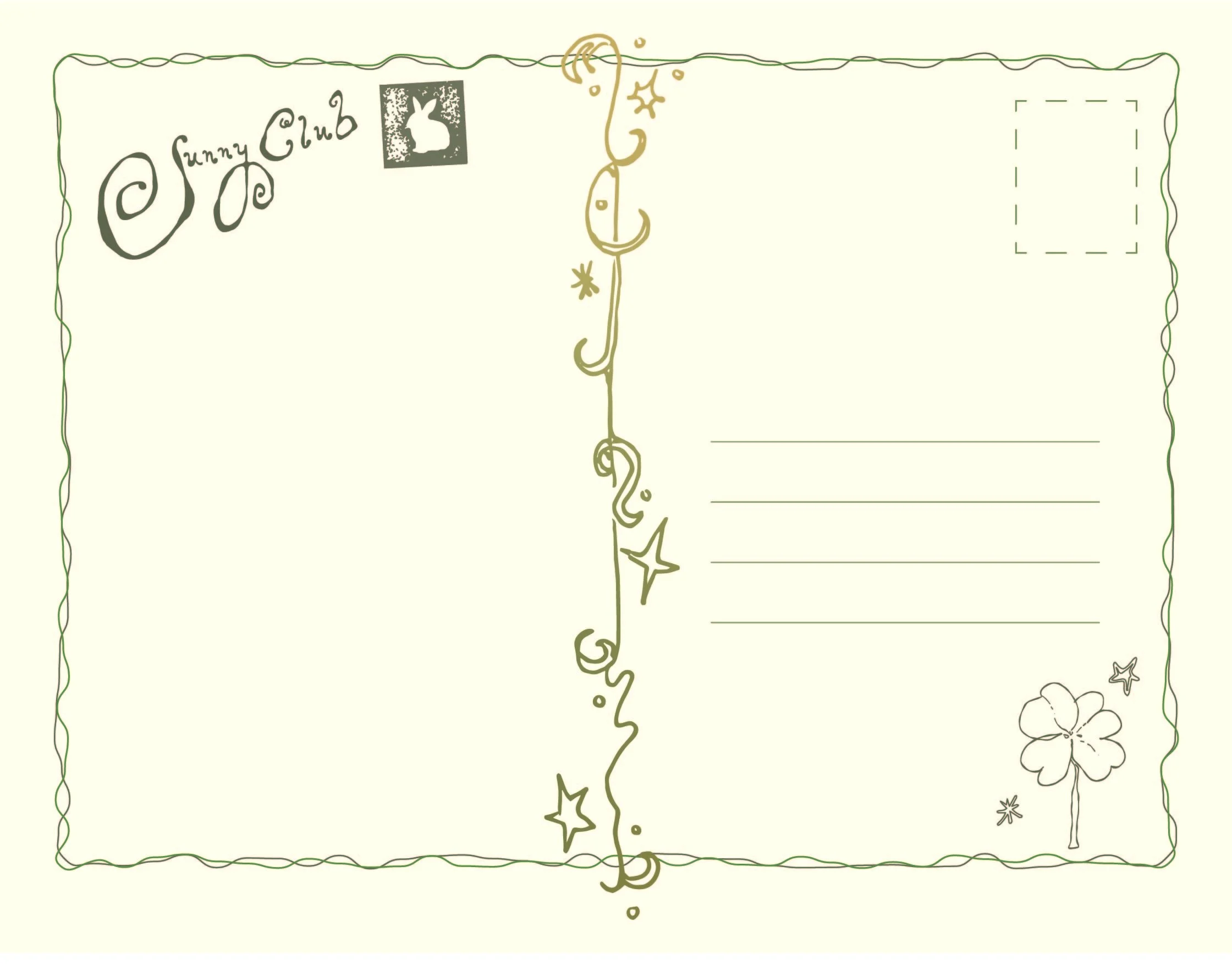 march postcard backside