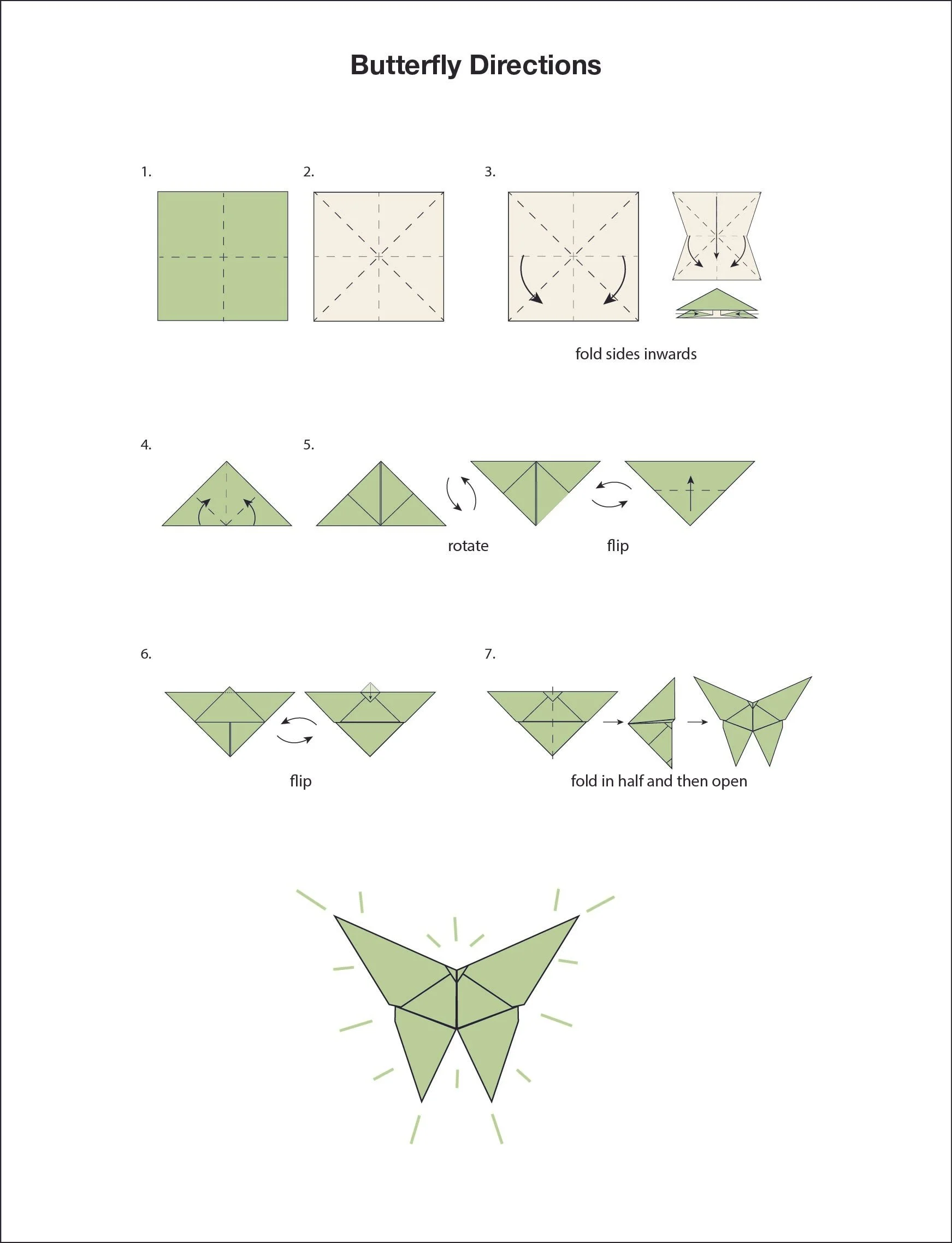 May Origami Activity 