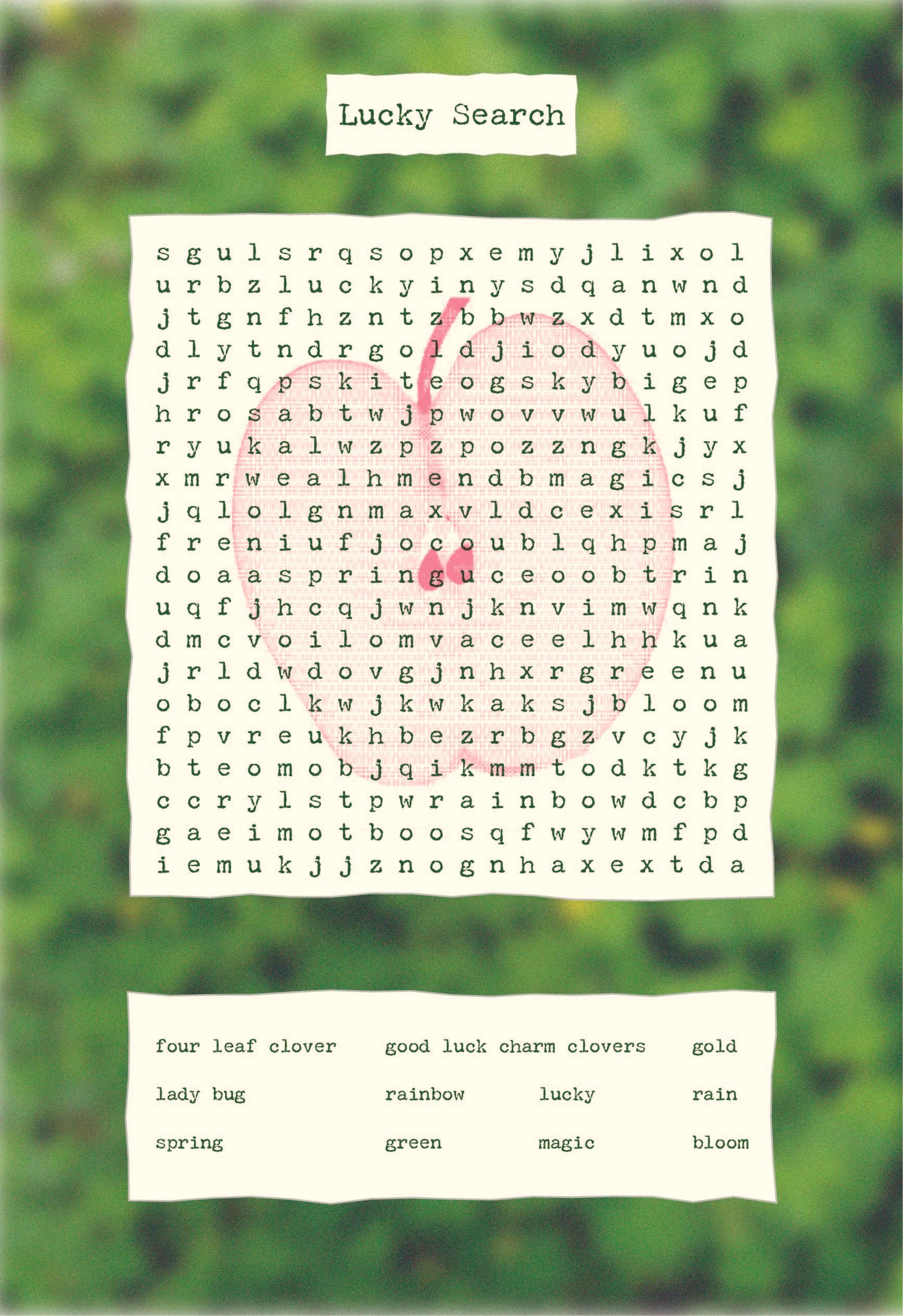 March Word Search Activity