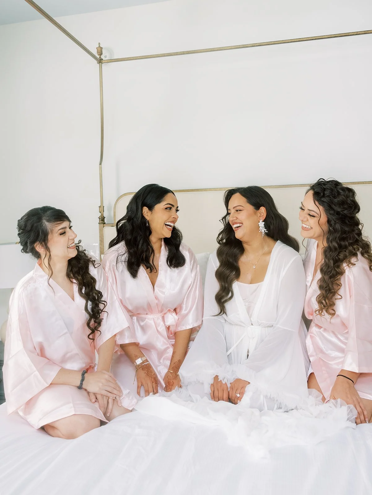 Bridal Party Getting Ready Content Creation