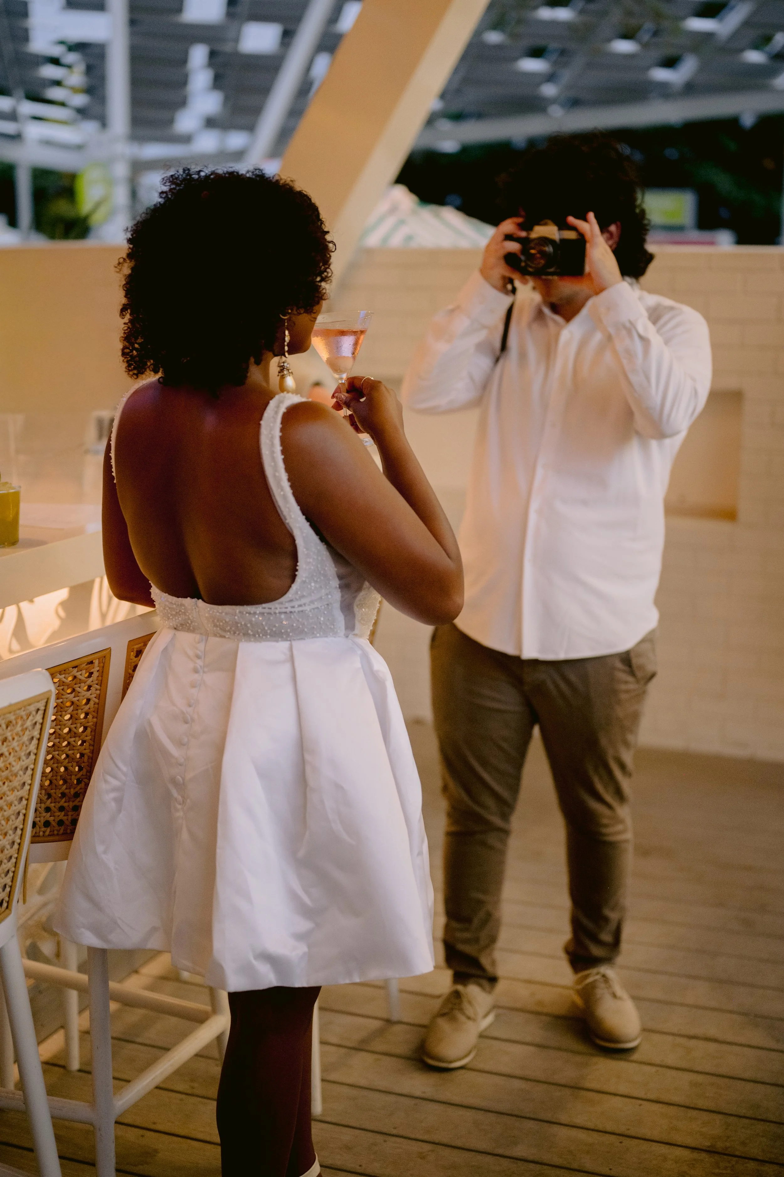 Perry's Porch Wedding Reception Setup