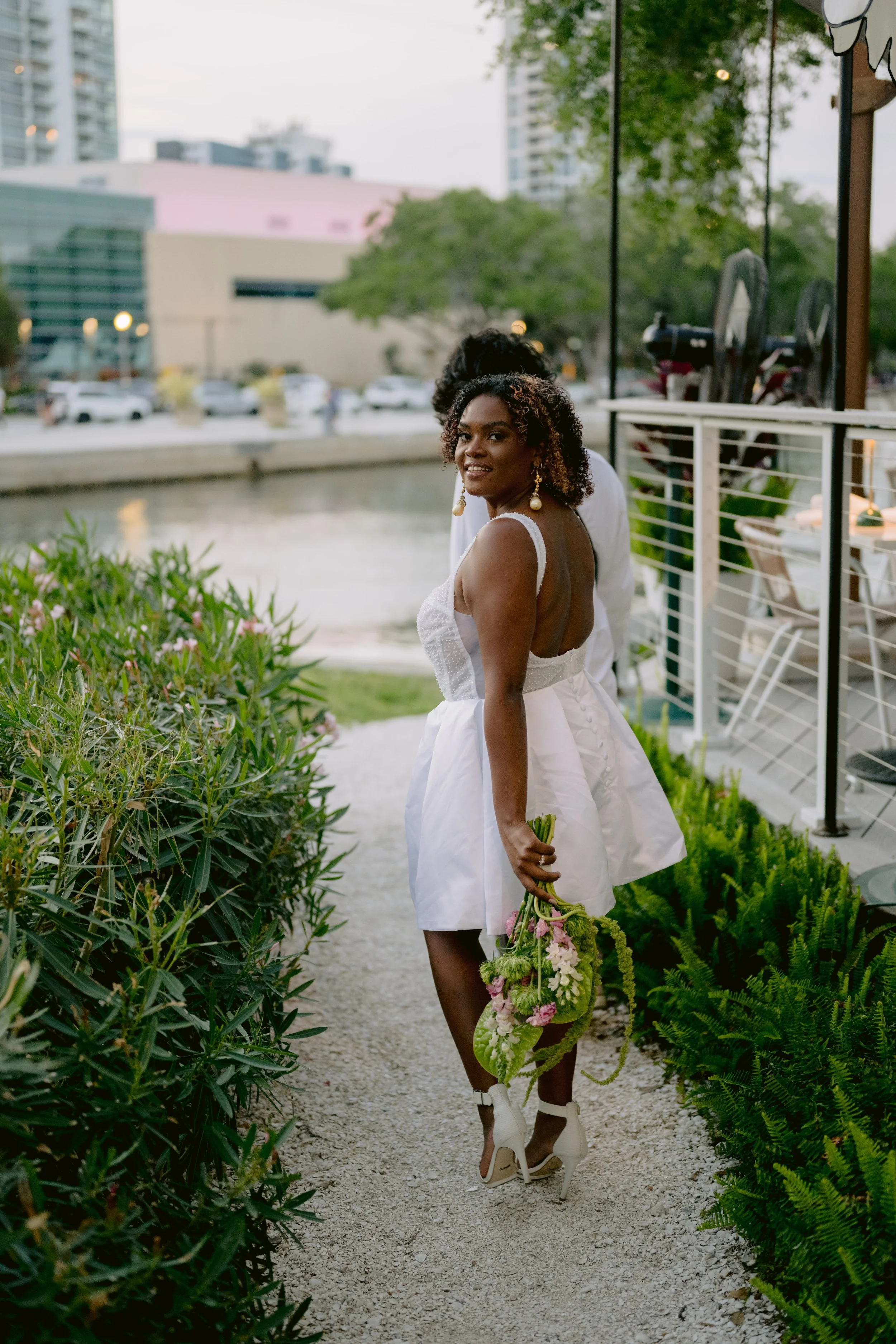 Chic bridal portrait highlighting clean lines and elegant style in St Pete Florida.jpg