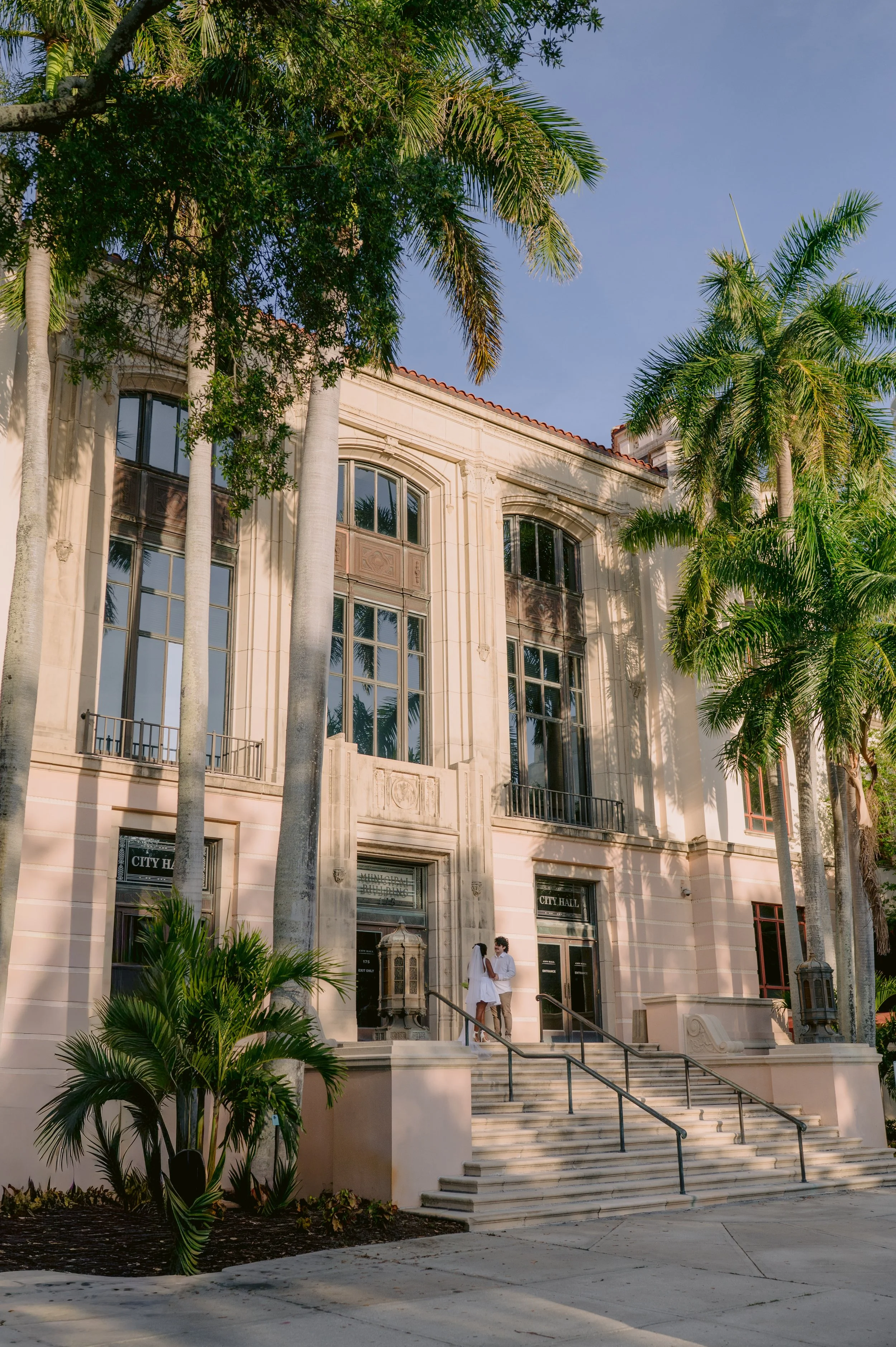 Editorial Wedding Portrait at St. Pete City Hall