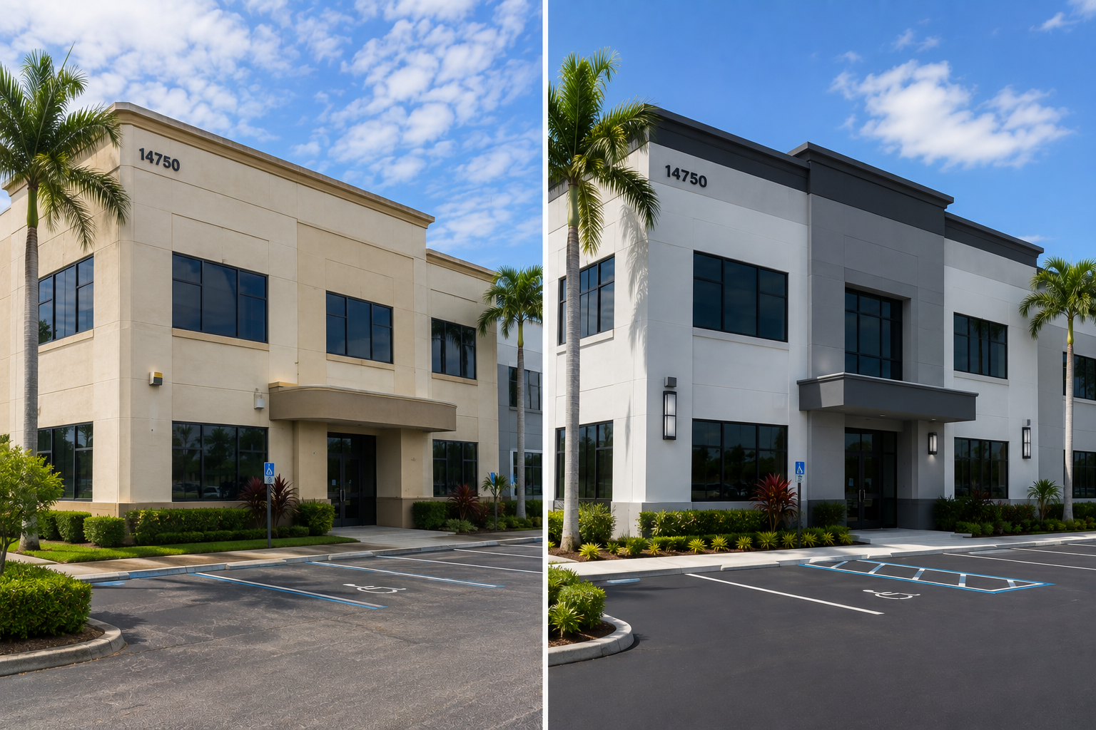 commercial exterior repaint 