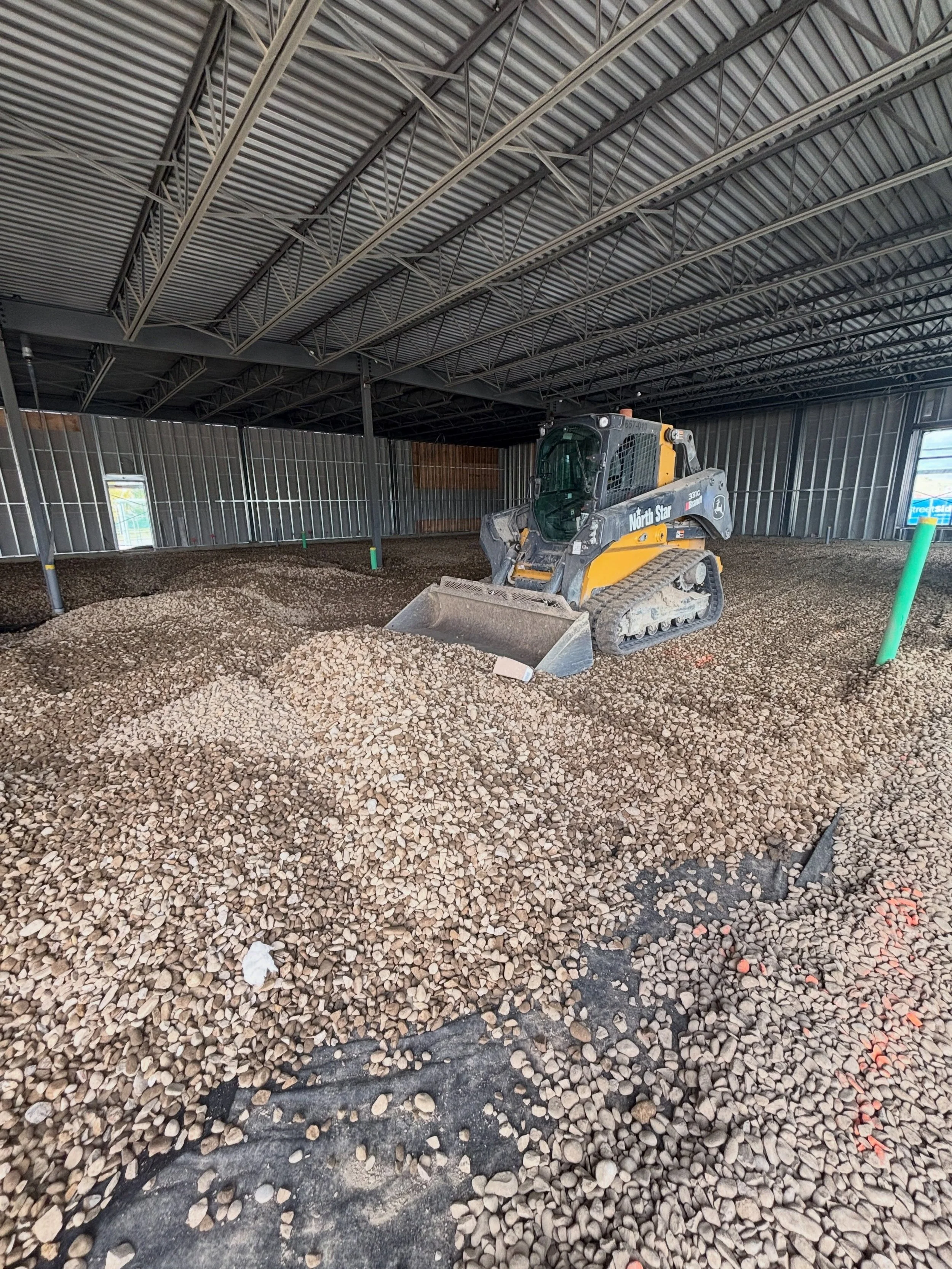 Great work by our earthworks team working on this slab prep! #yyc #viral #trending #construction #calgary