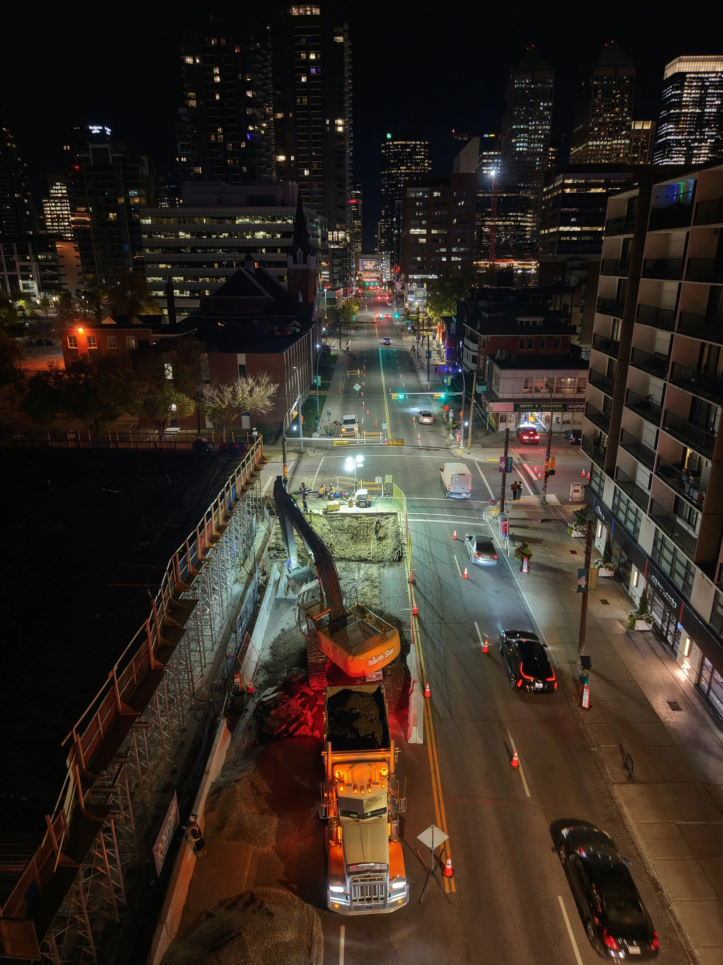 Another busy night for the team at North Star! Great work guys! #viral #trending #instagram #construction #yyc