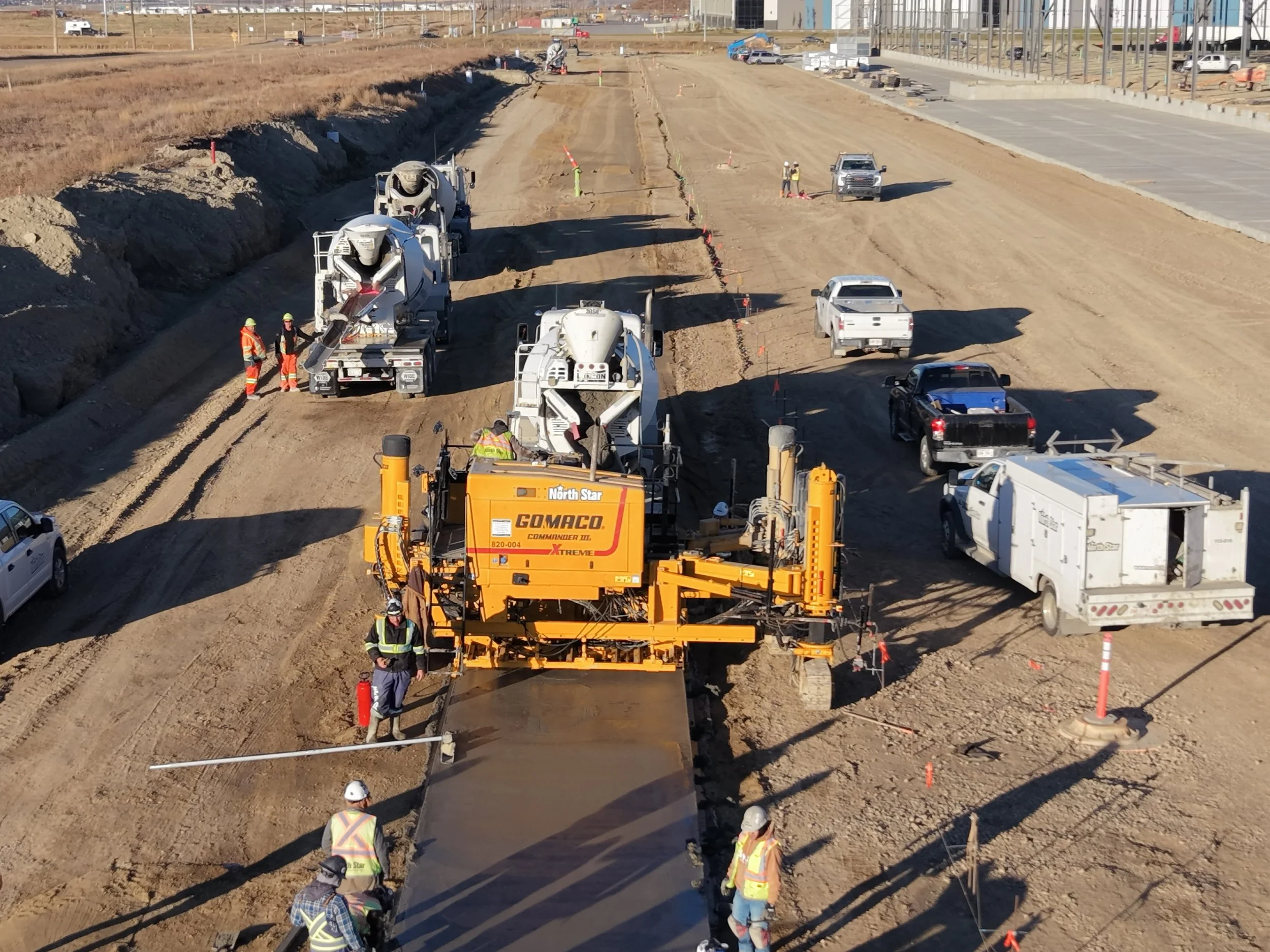 Throw back to last year where our concrete team crushed these dolly pads! #construction #yyc #viral #trending #concrete