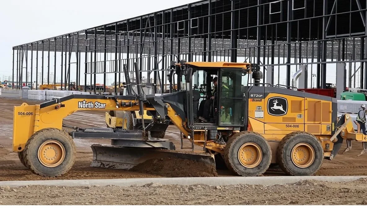Is there a harder machine to run than a grader ? #yyc #construction #viral #trending #calgary