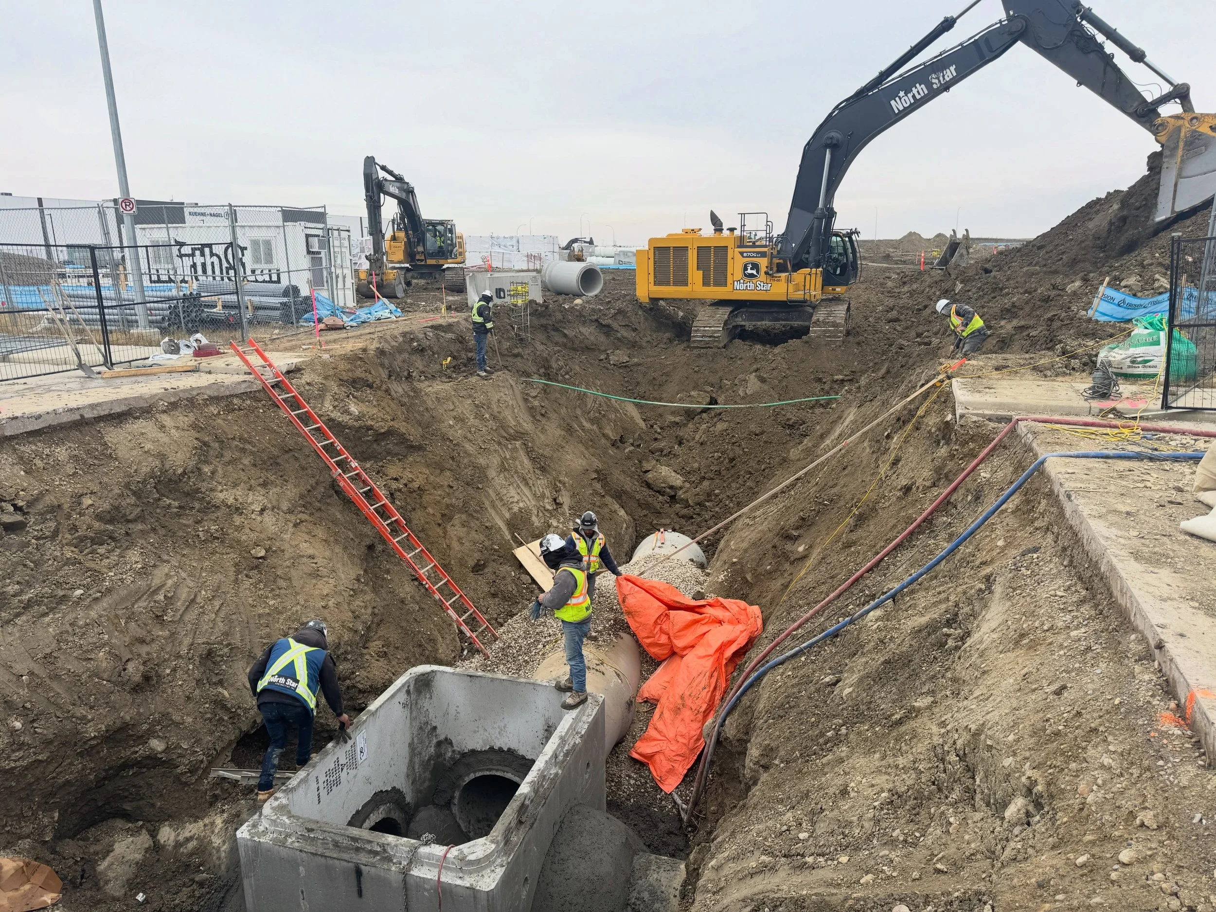 Do we not have the coolest job ? Still kids in a sandbox the toys just got bigger! #viral #trending #sandbox #construction #calgary