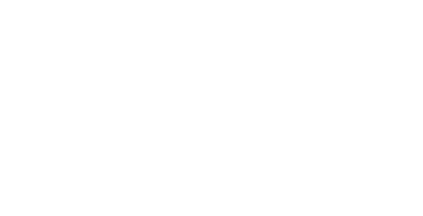 A white geometric sun symbol on a black background.
