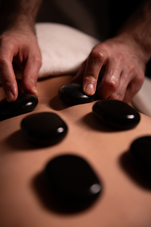 Hot stone massage at Elite Spa Salt Lake City, Utah. Ask about our massage packages and combos available with full body masasge.