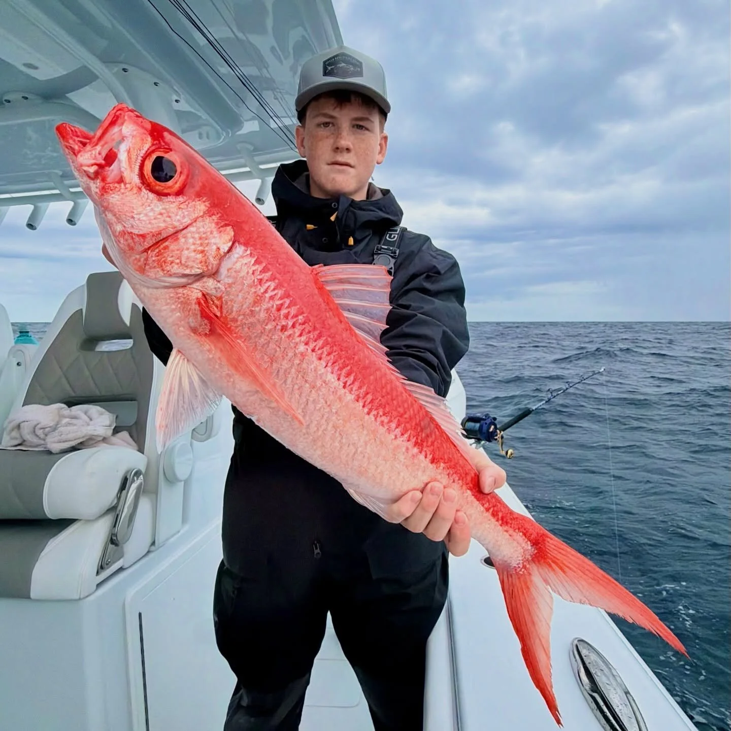 Pulley Ridge does not disappoint! 🤩 We were able to put plenty of beautiful Queen 👑 Snapper in the box. If you aren&rsquo;t aware, these fish make absolutely excellent Sashimi! The texture and flavor from deep water species such as this one are unm