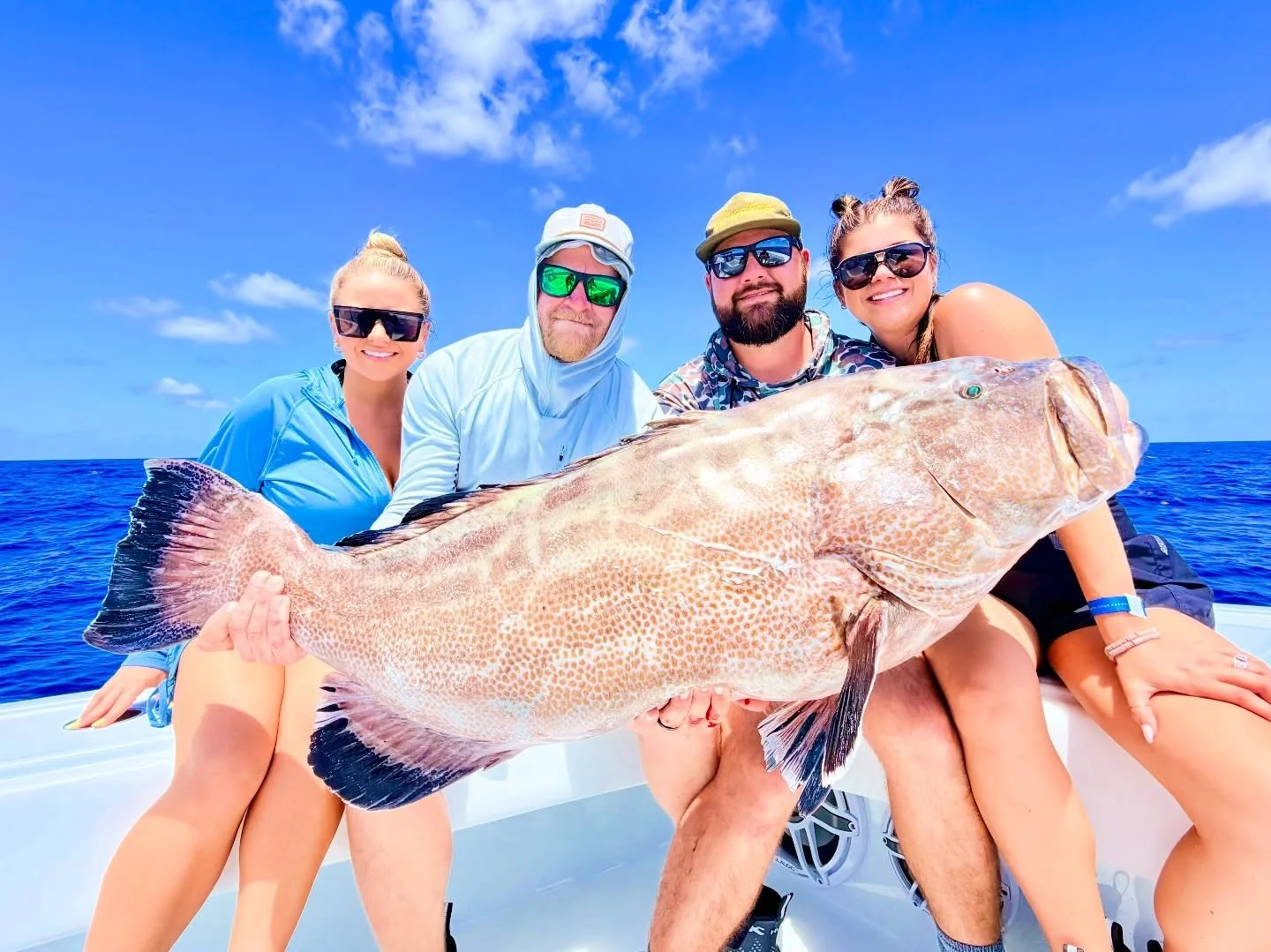 Check out this STUD Black Grouper! We caught this along with a full load of Red Snapper, Yelloweye Snapper, Blackfin Tuna, Mahi, and Mutton Snapper. You never know what could happen when you&rsquo;re fishing in the Dry Tortugas. 

We landed this fish