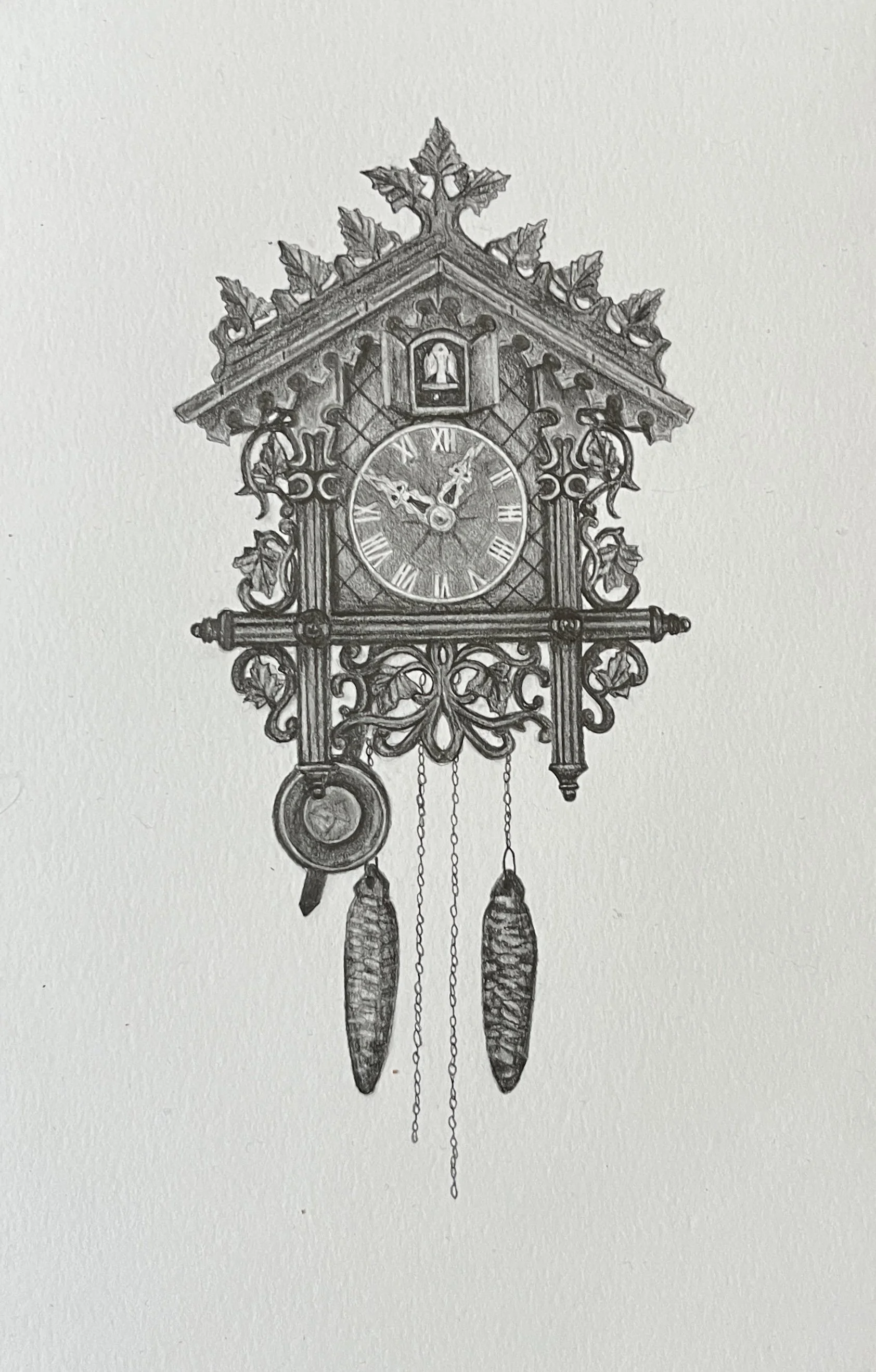 "Seven Deadly Sins: Gluttony" graphite on vellum