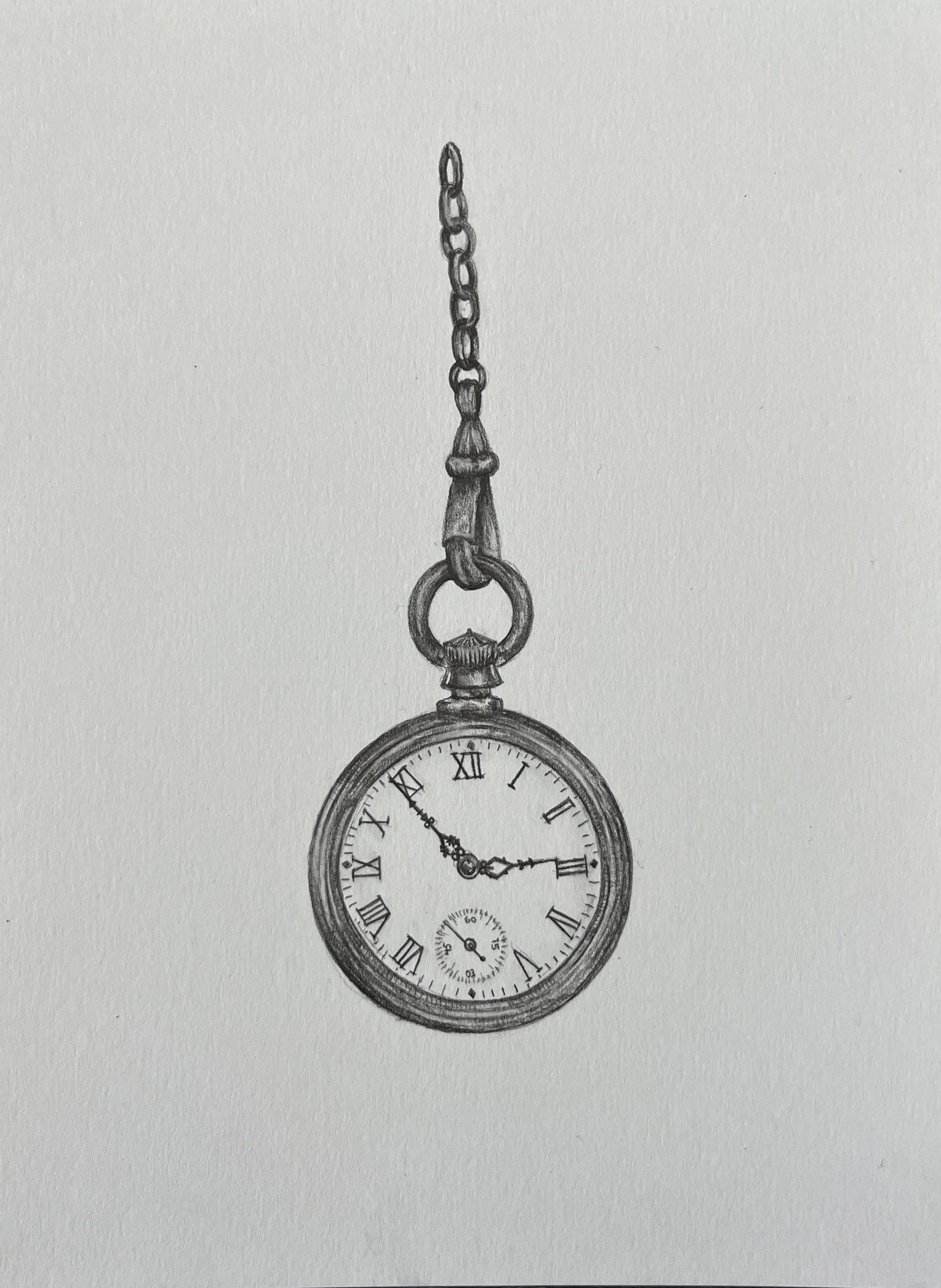 "Seven Deadly Sins: Greed" graphite on vellum