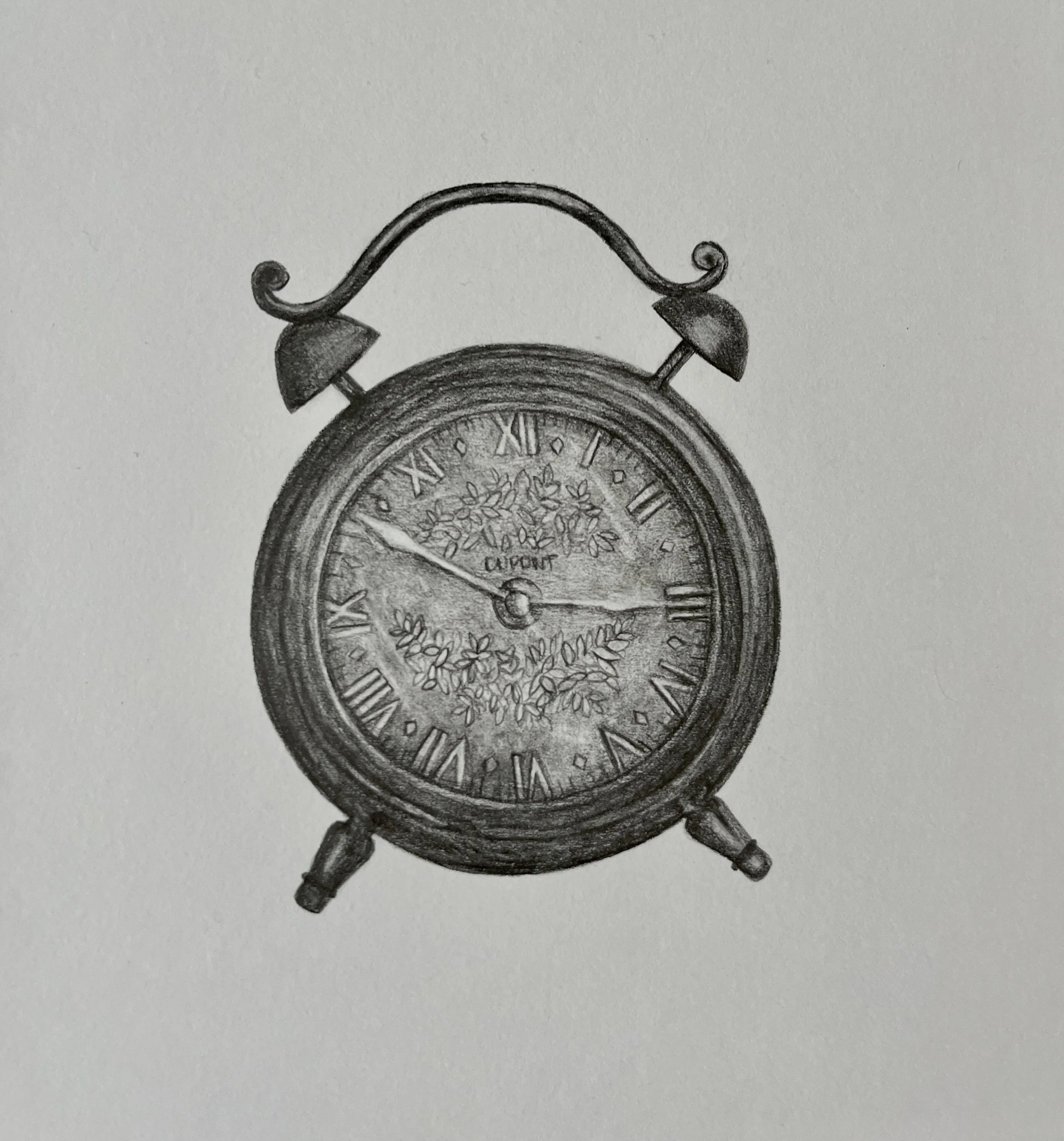 "Seven Deadly Sins: Wrath" graphite on vellum