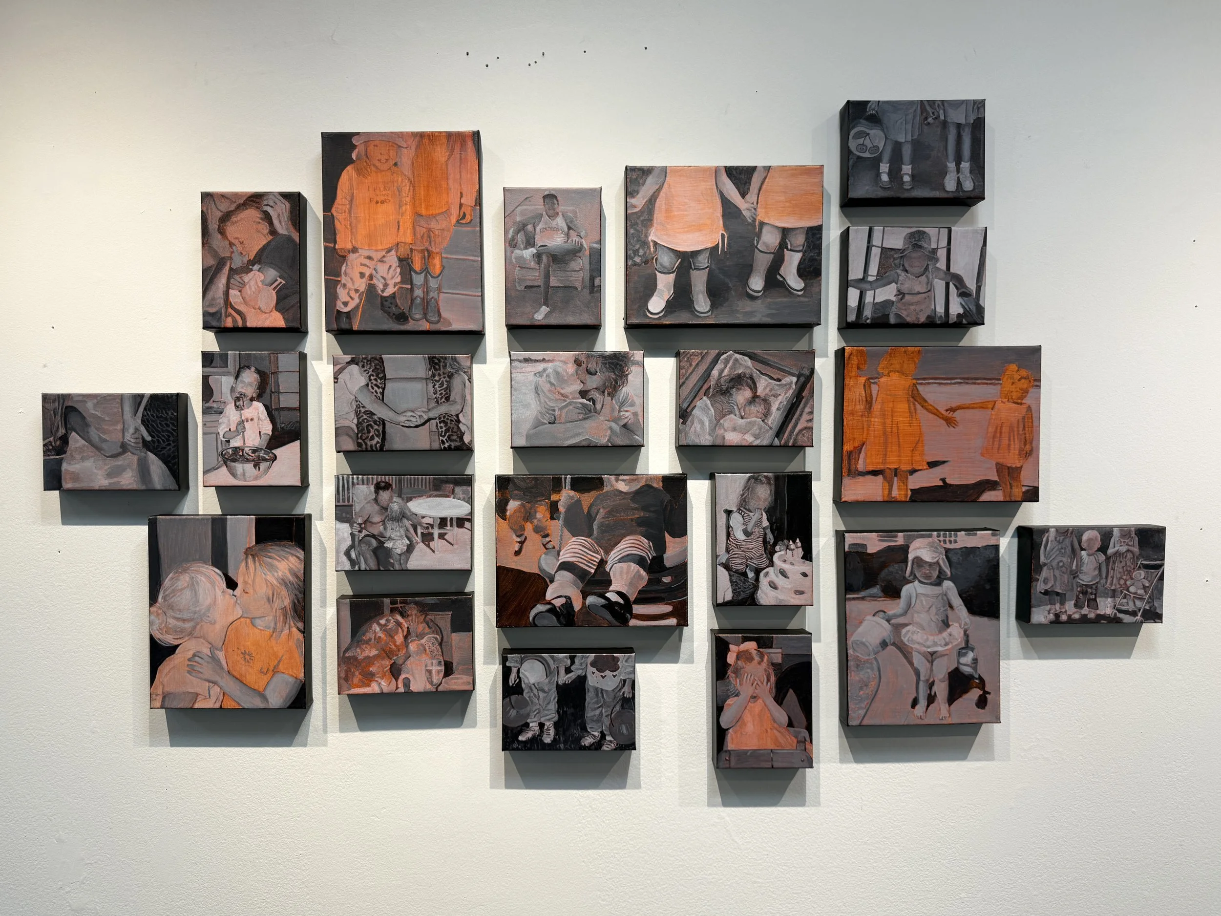 "What Stays" series installed