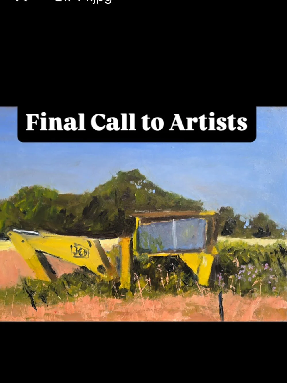 A big thank you to @chris_jarvest for submitting this painting for our Life on the Farm exhibition in October, we love it! Please email grovegallerytw@gmail.com for more details. Deadline is July 31st. #oilpaintings #pleinairpainting #sussexartist #k