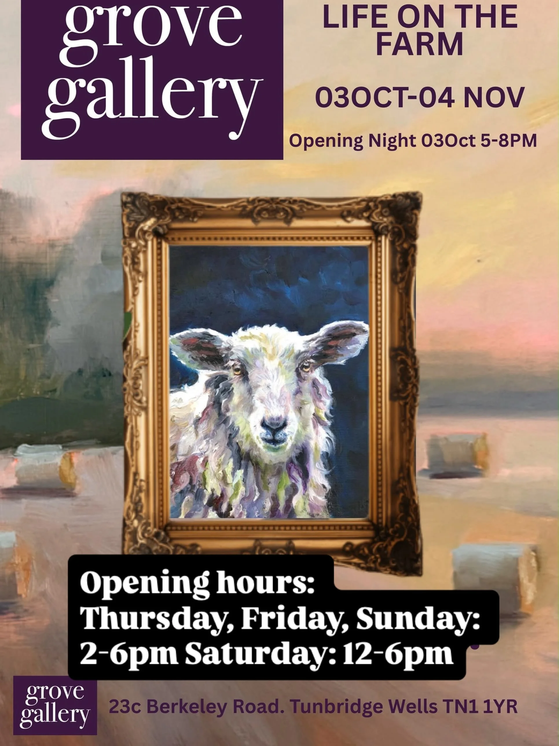 These are our opening hours for Life on the Farm. We also have some beautiful greetings cards from @debbie_farquharson_art and another local artist Juliet Murray. And thanks to @dionemckenna_art for this great sheep, now on show