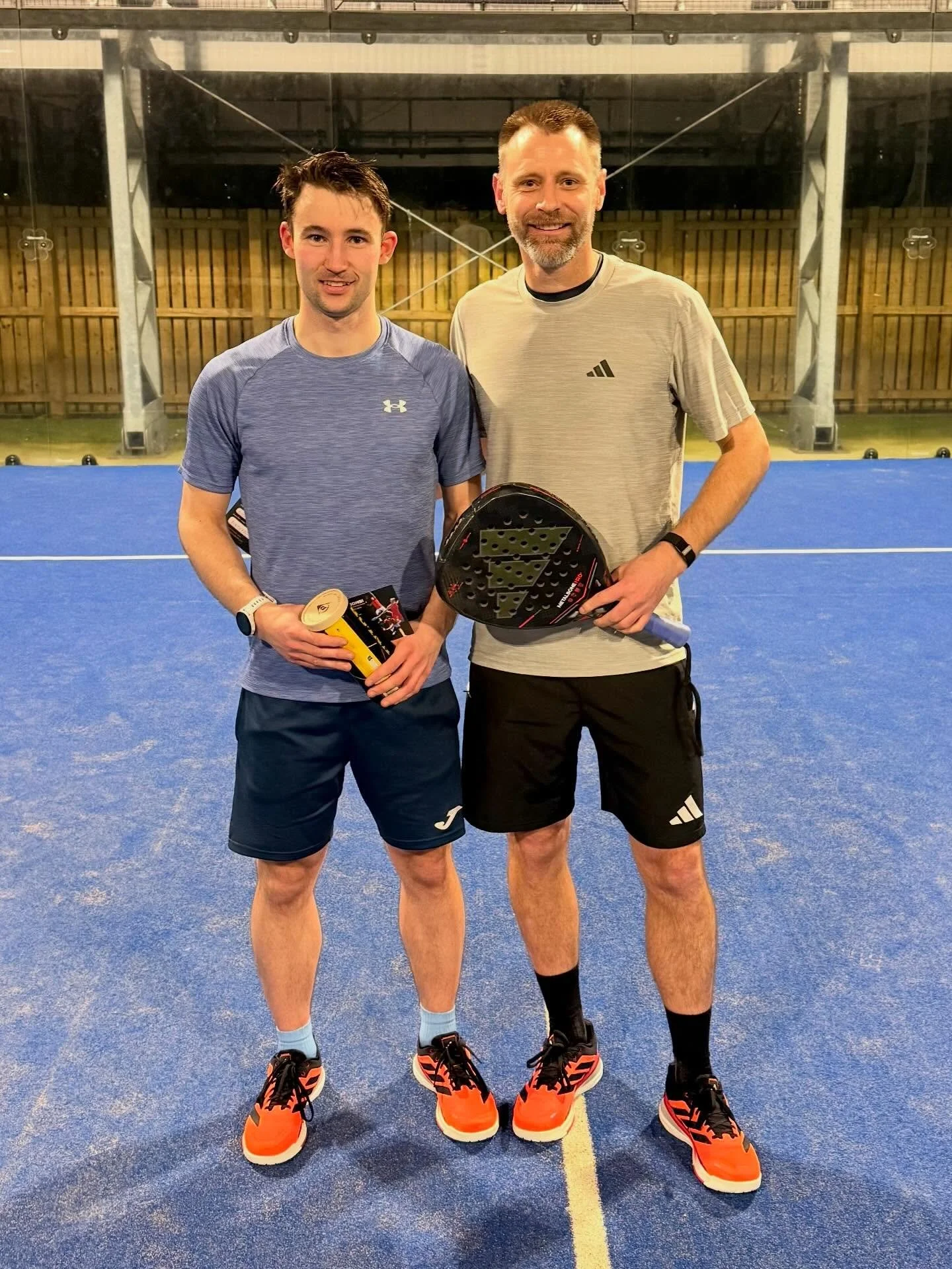 Glasgow G3 win! Well played @davidholmes95 @specialistsportsgroup @game4padel @adidaspadel #padel #padelcommunity #padellovers #padellife
