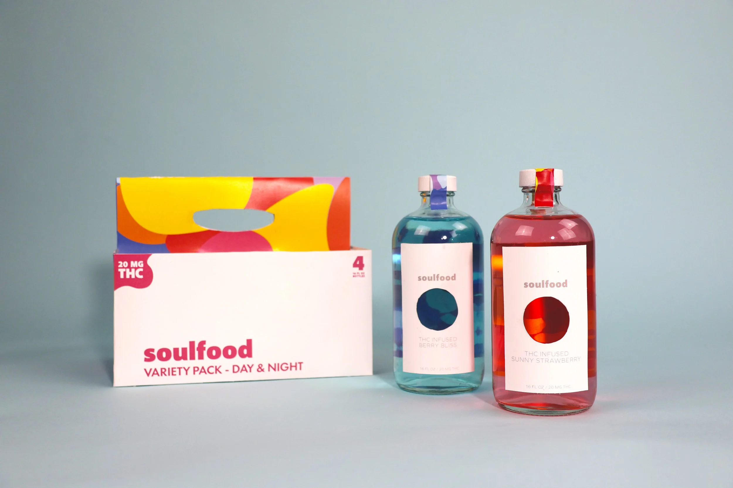 Day/Night Drinks with the carrier box.