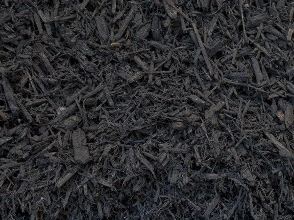 Black mulch for garden beds, landscaping, and property maintenance in Dutchess County NY